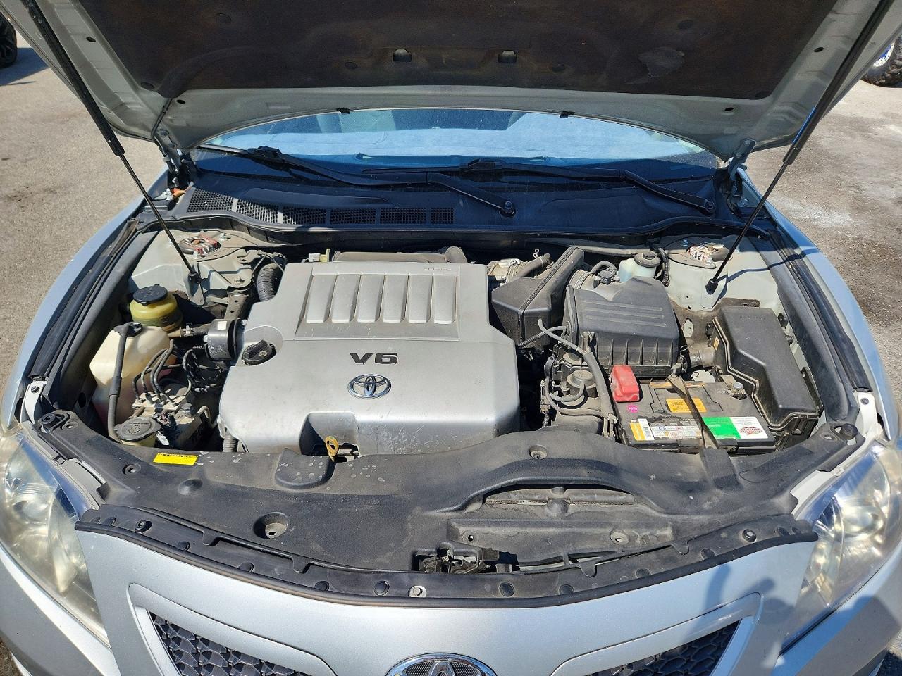 2007 Toyota Camry Se V6 Silver vin: 4T1BK46K17U536845