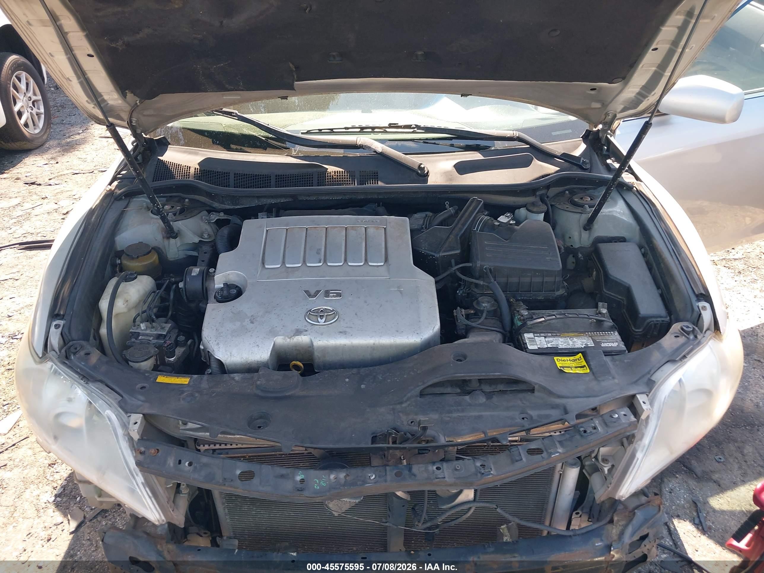 2007 Toyota Camry Xle V6 Silver vin: 4T1BK46K17U548106