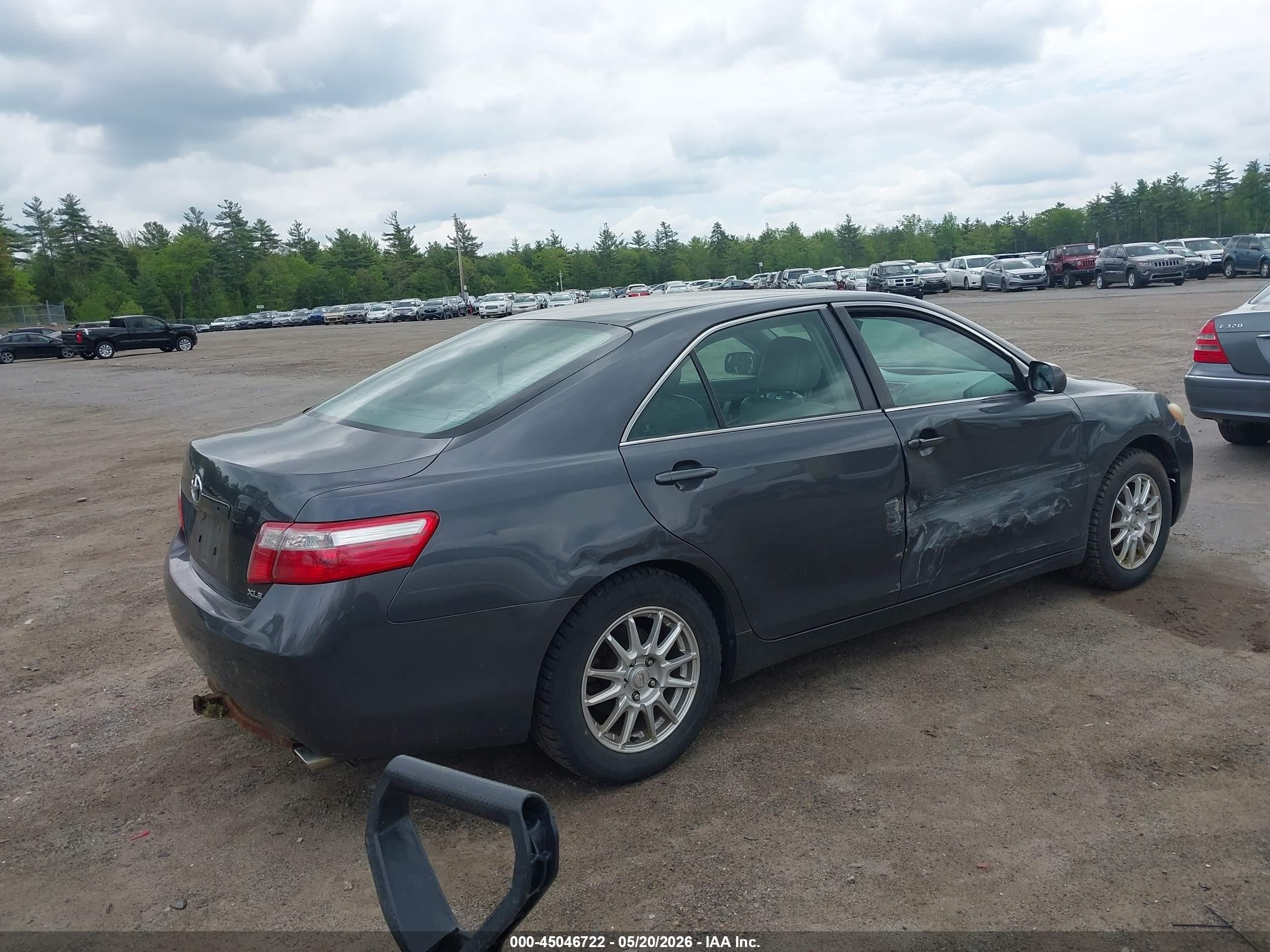 2008 Toyota Camry Xle V6 Серый vin: 4T1BK46K18U064406