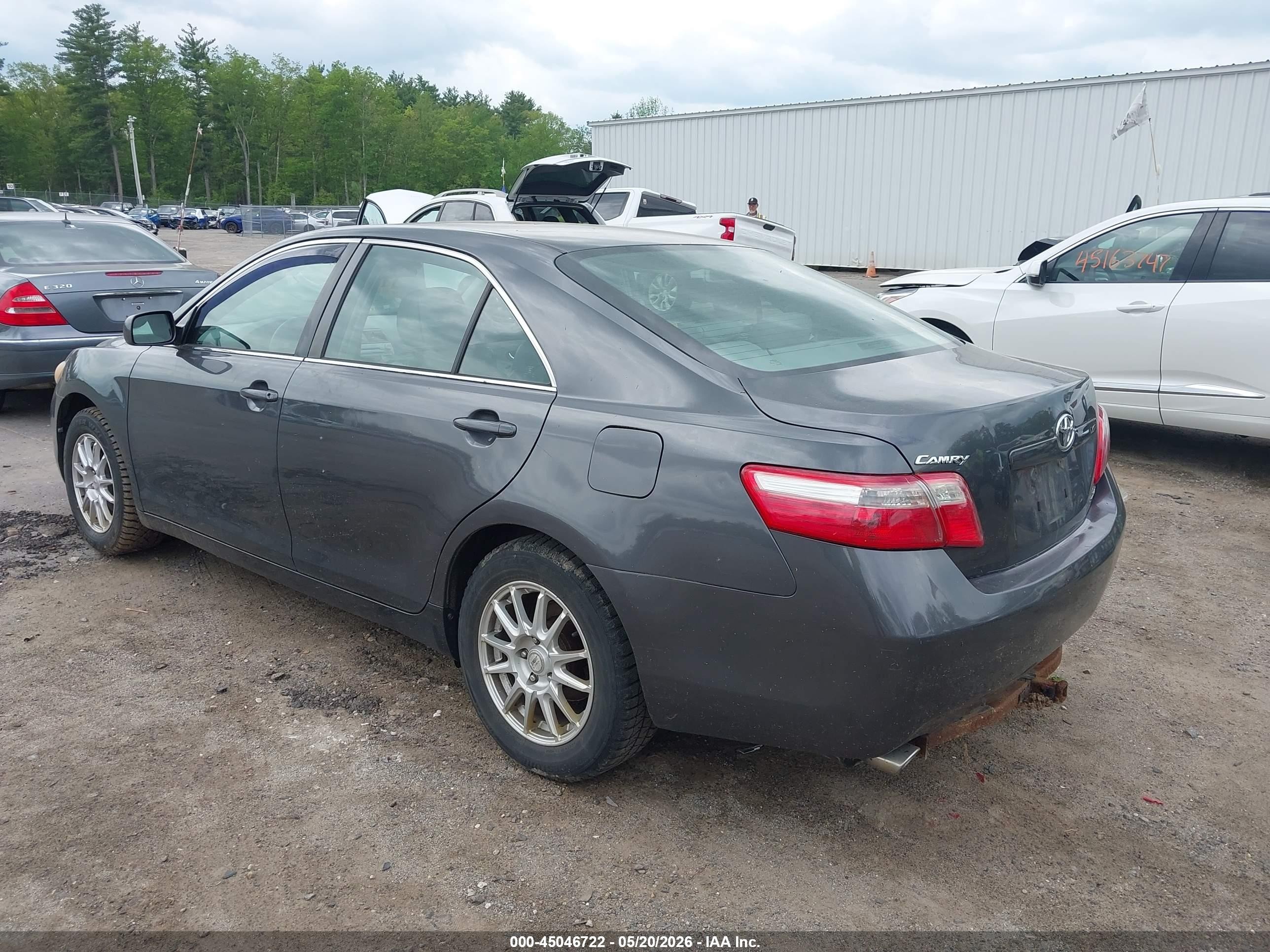 2008 Toyota Camry Xle V6 Серый vin: 4T1BK46K18U064406