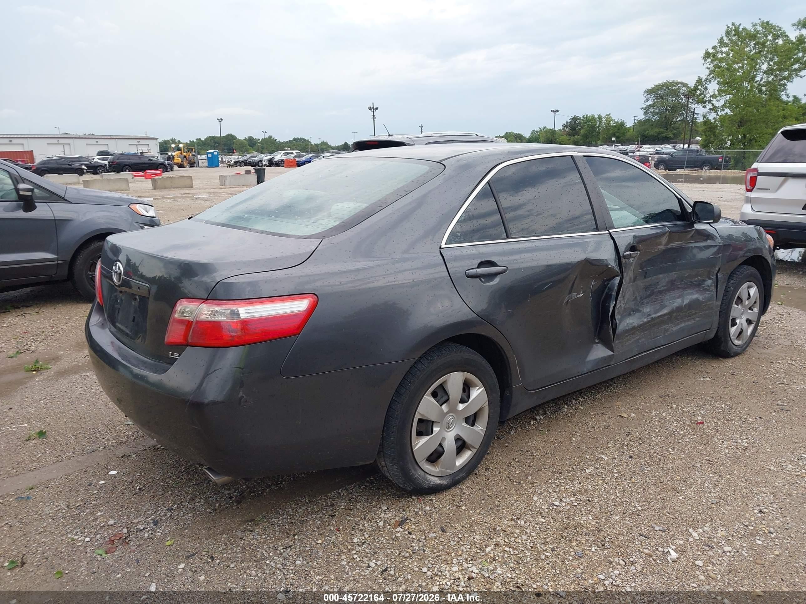 2008 Toyota Camry Le Gray vin: 4T1BK46K18U069931