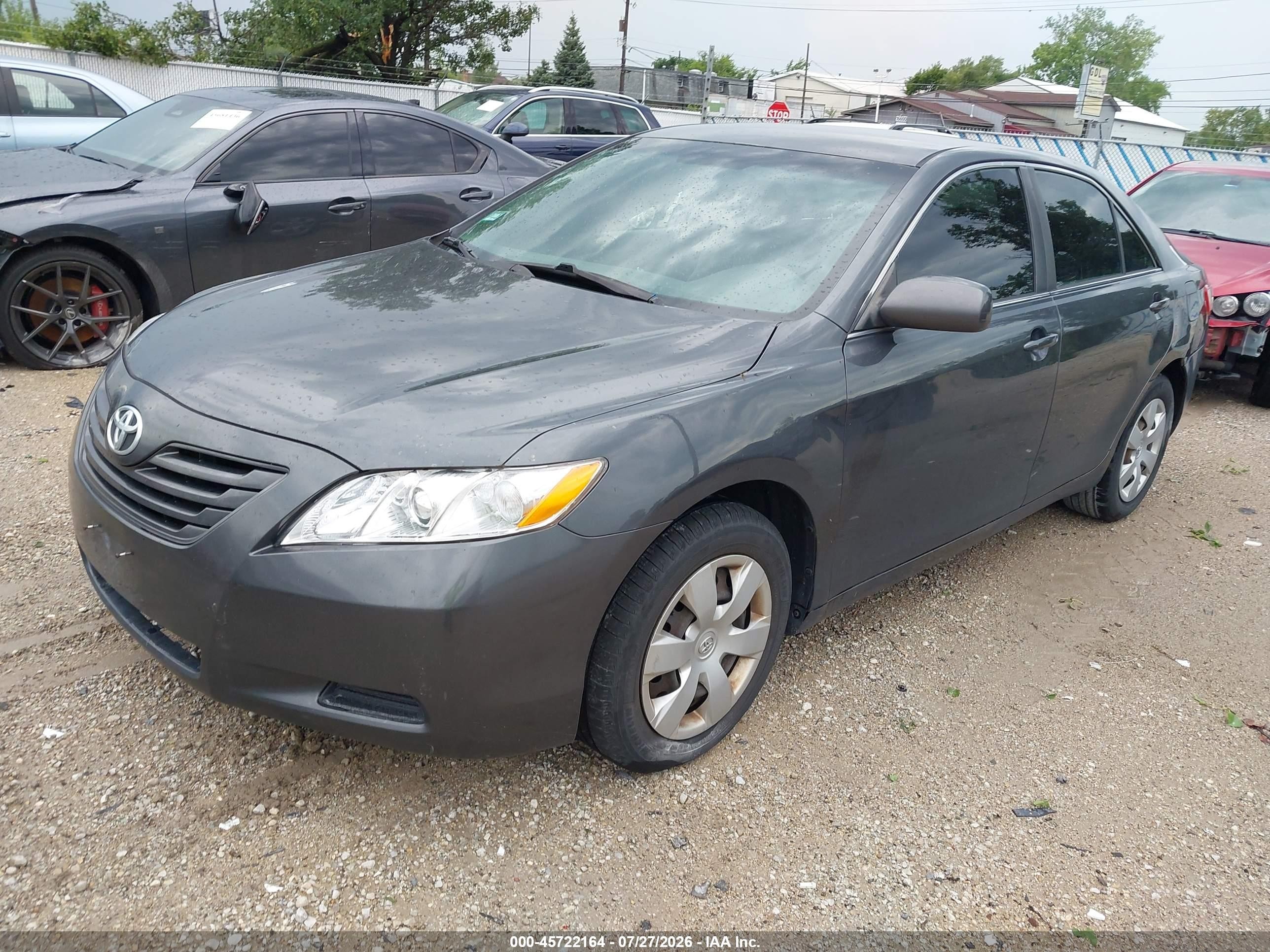 2008 Toyota Camry Le Gray vin: 4T1BK46K18U069931