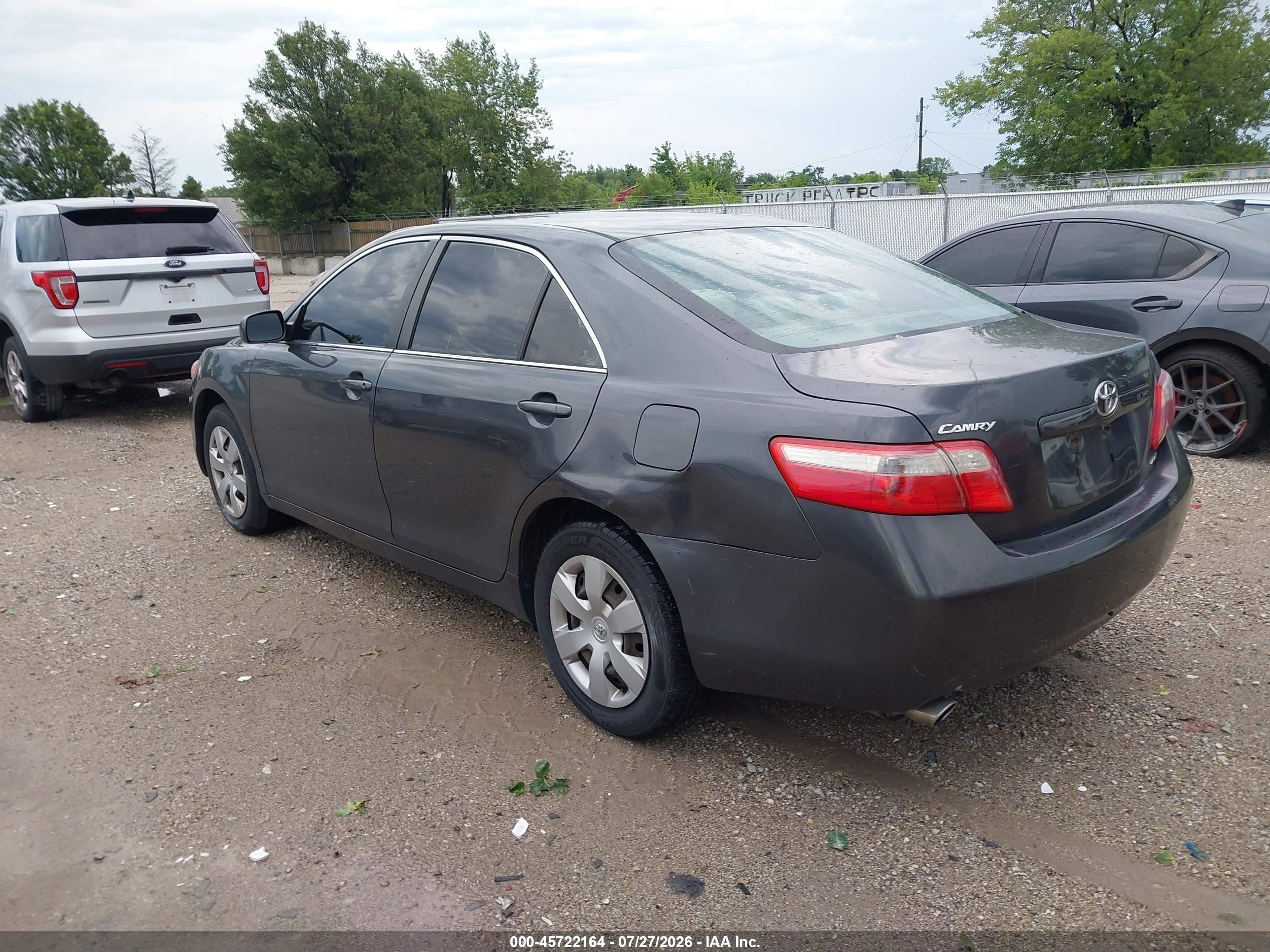 2008 Toyota Camry Le Gray vin: 4T1BK46K18U069931