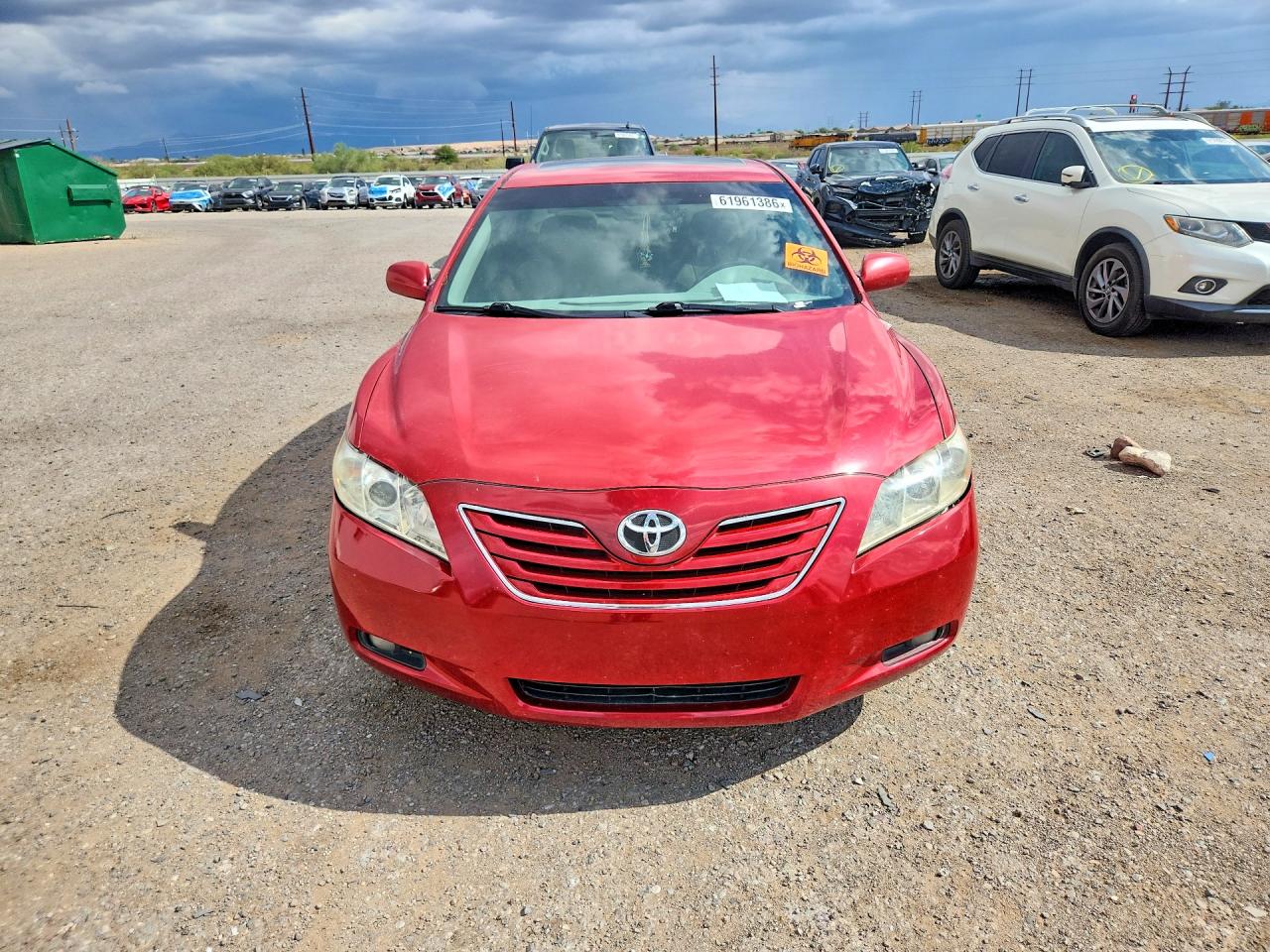 2009 Toyota Camry Xle V6 Red vin: 4T1BK46K19U084463