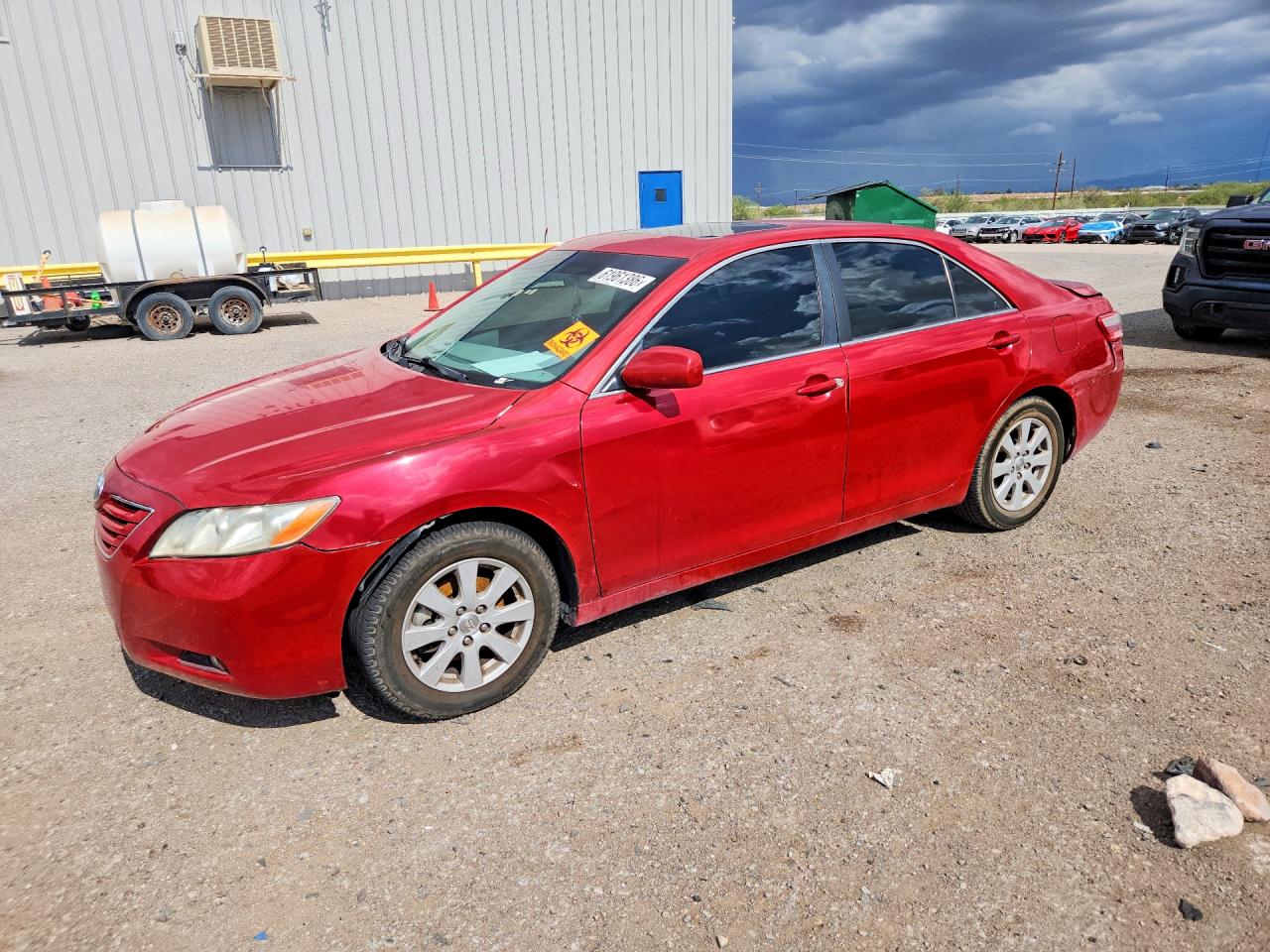 2009 Toyota Camry Xle V6 Red vin: 4T1BK46K19U084463