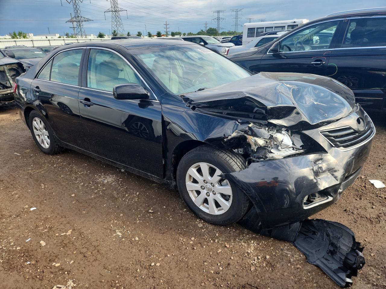 2009 Toyota Camry Xle V6 Black vin: 4T1BK46K19U092241