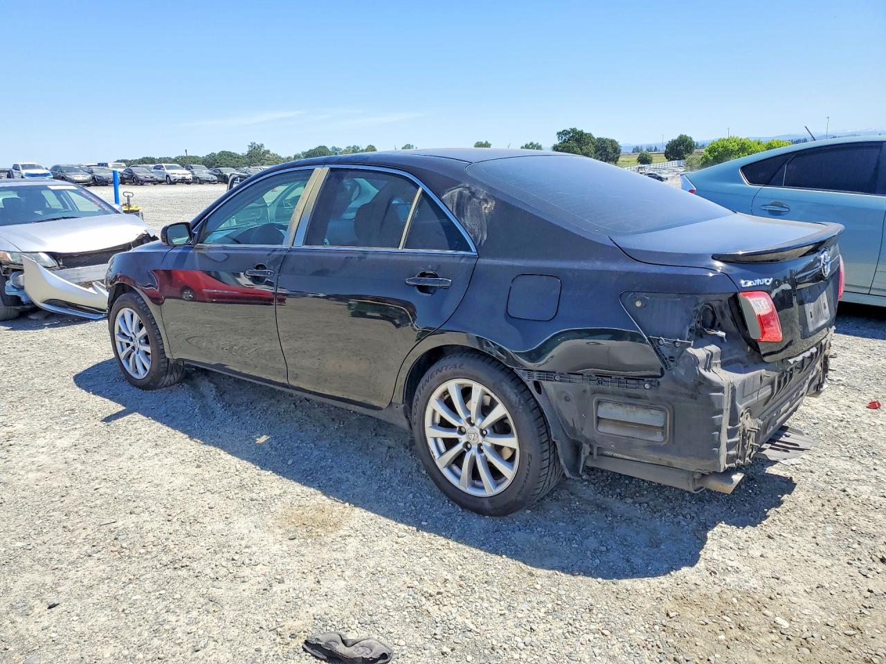 2009 Toyota Camry Se V6 Black vin: 4T1BK46K19U096306