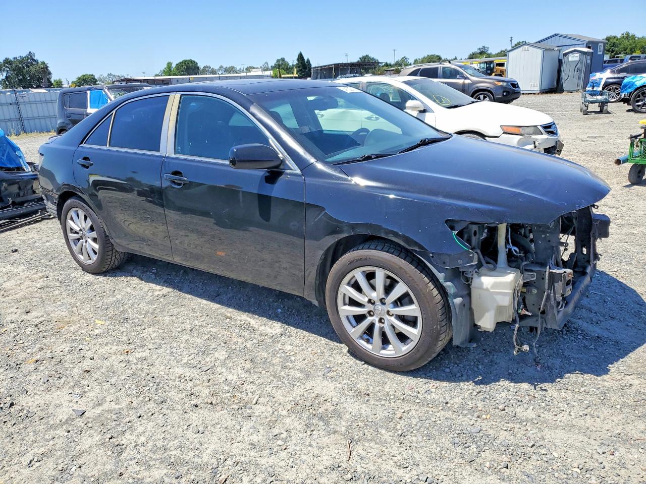 2009 Toyota Camry Se V6 Black vin: 4T1BK46K19U096306