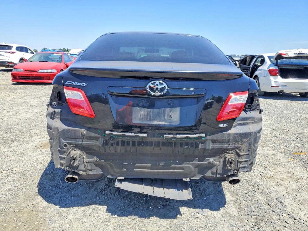 2009 Toyota Camry Se V6 Black vin: 4T1BK46K19U096306