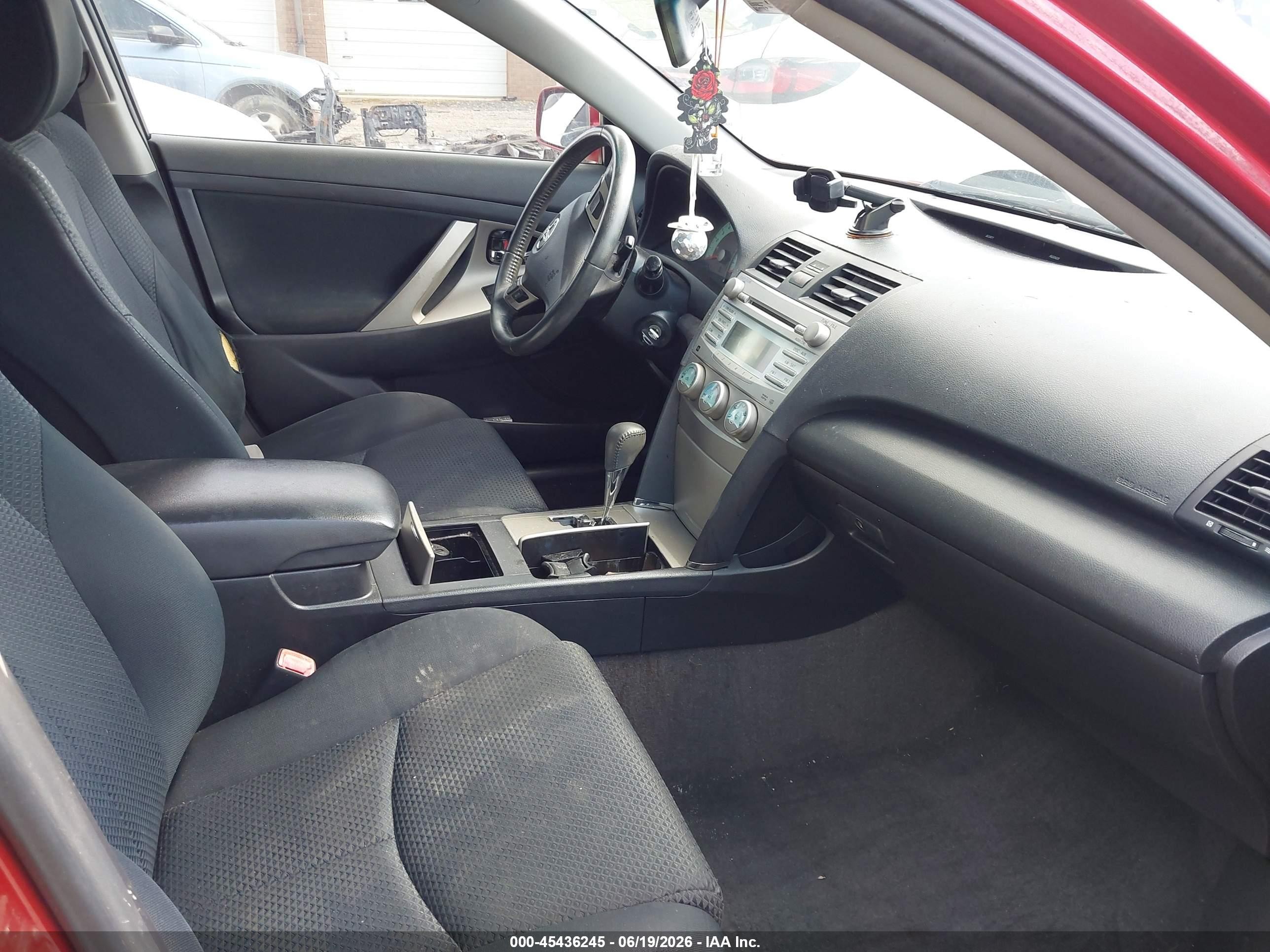2009 Toyota Camry Se V6 Red vin: 4T1BK46K19U097973