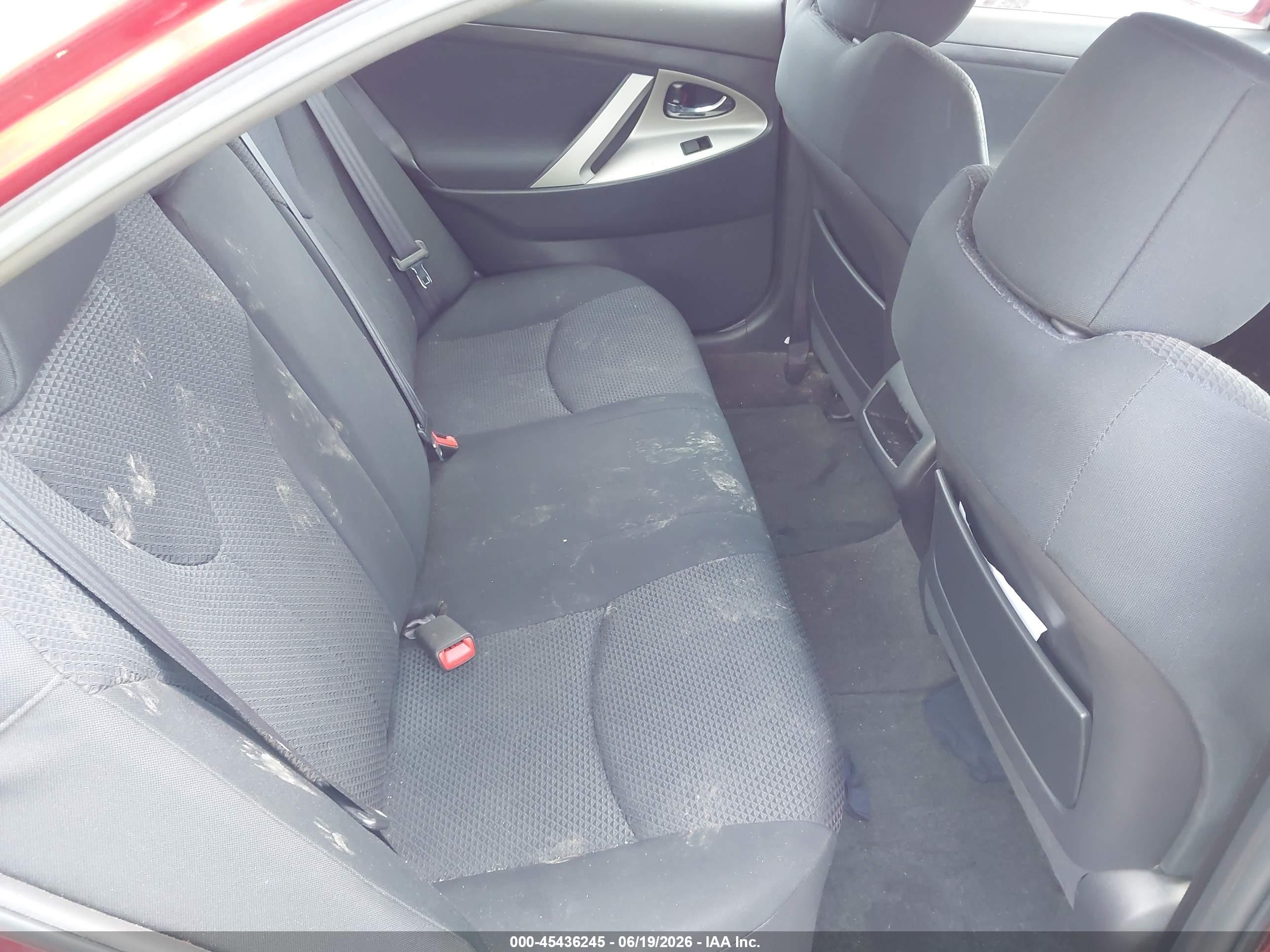 2009 Toyota Camry Se V6 Red vin: 4T1BK46K19U097973