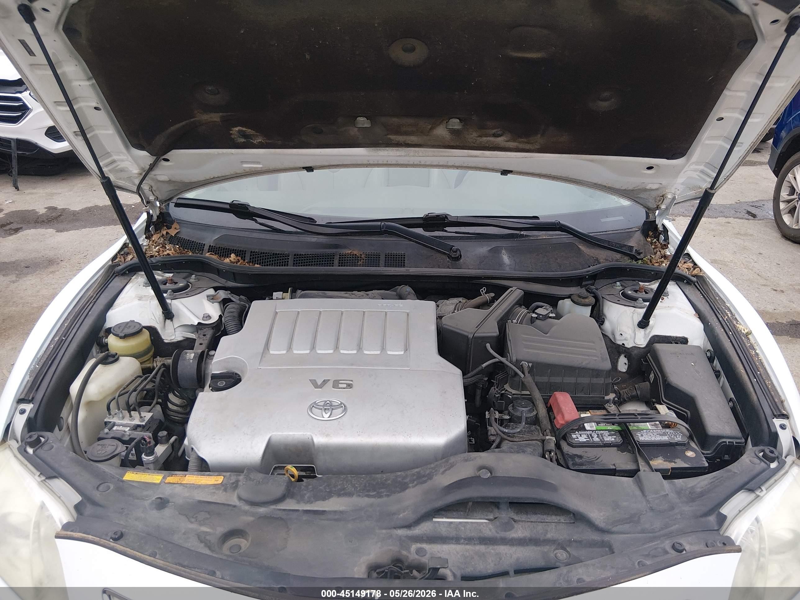 2009 Toyota Camry Xle V6 White vin: 4T1BK46K19U577169