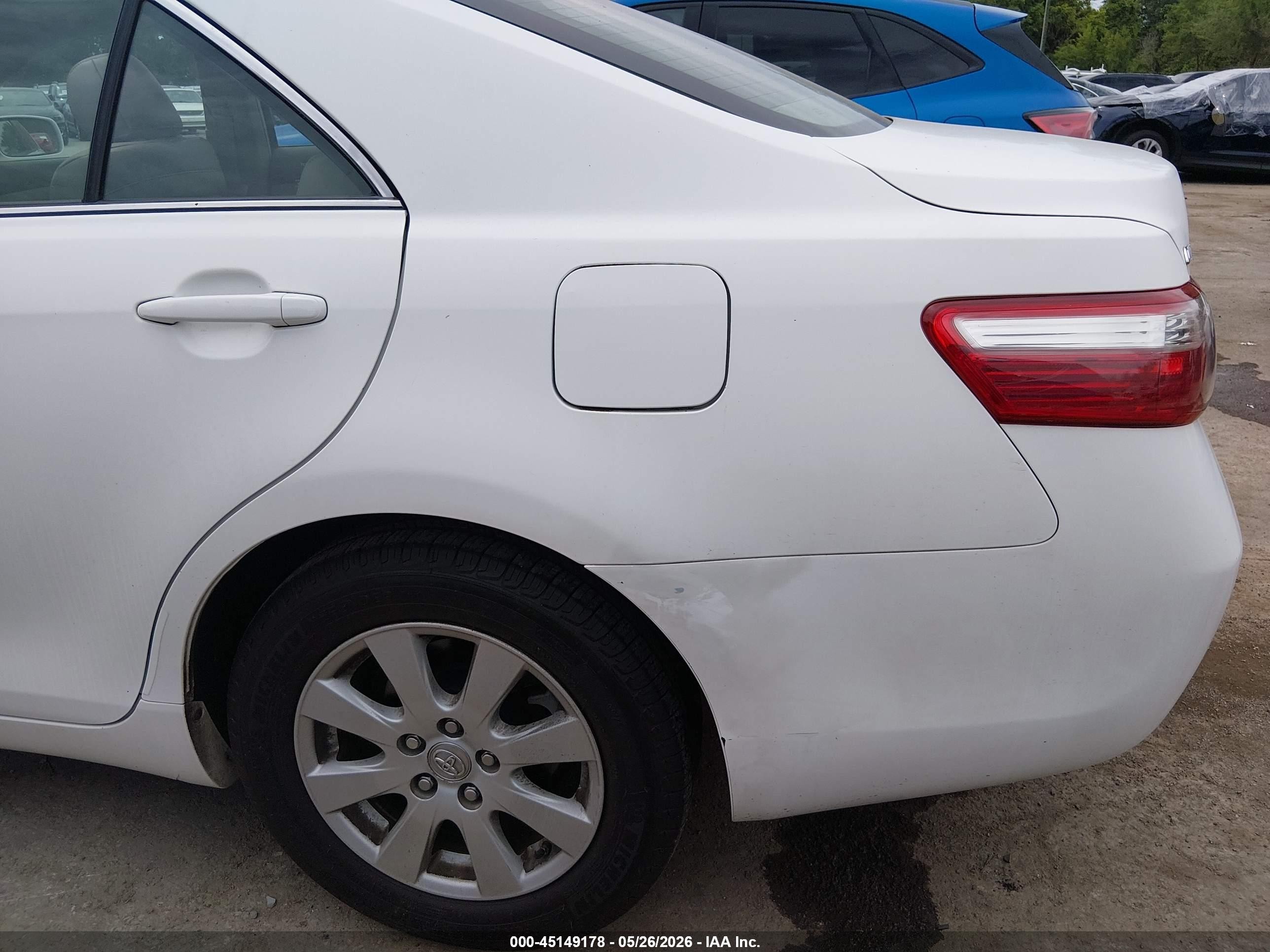 2009 Toyota Camry Xle V6 White vin: 4T1BK46K19U577169