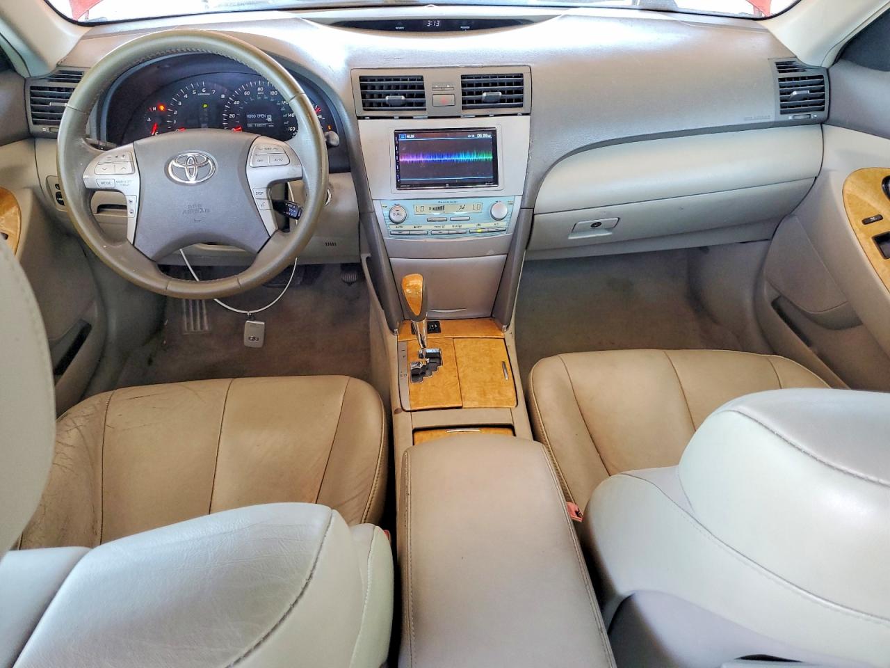 2007 Toyota Camry Xle V6 Red vin: 4T1BK46K27U004570