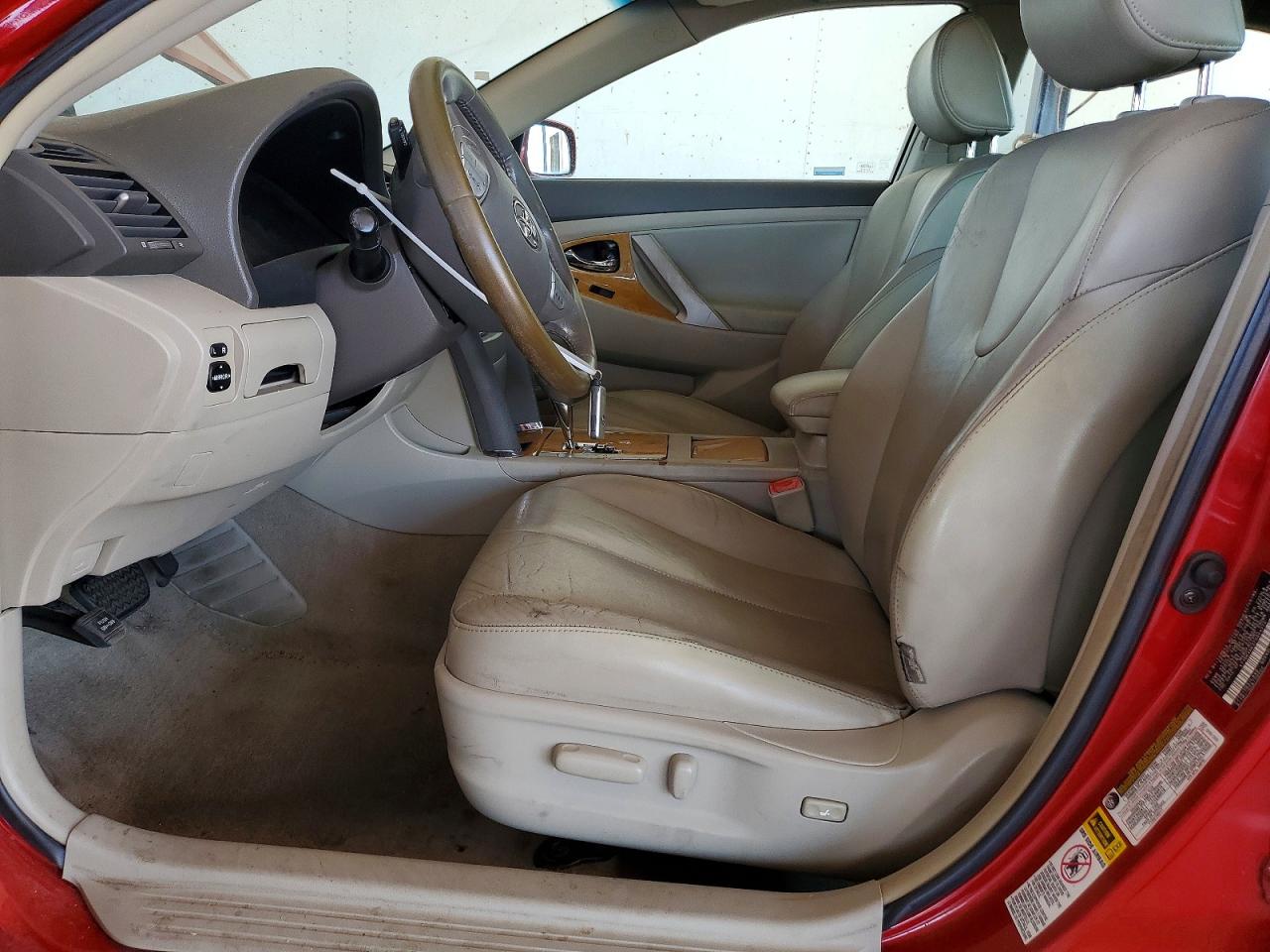 2007 Toyota Camry Xle V6 Red vin: 4T1BK46K27U004570