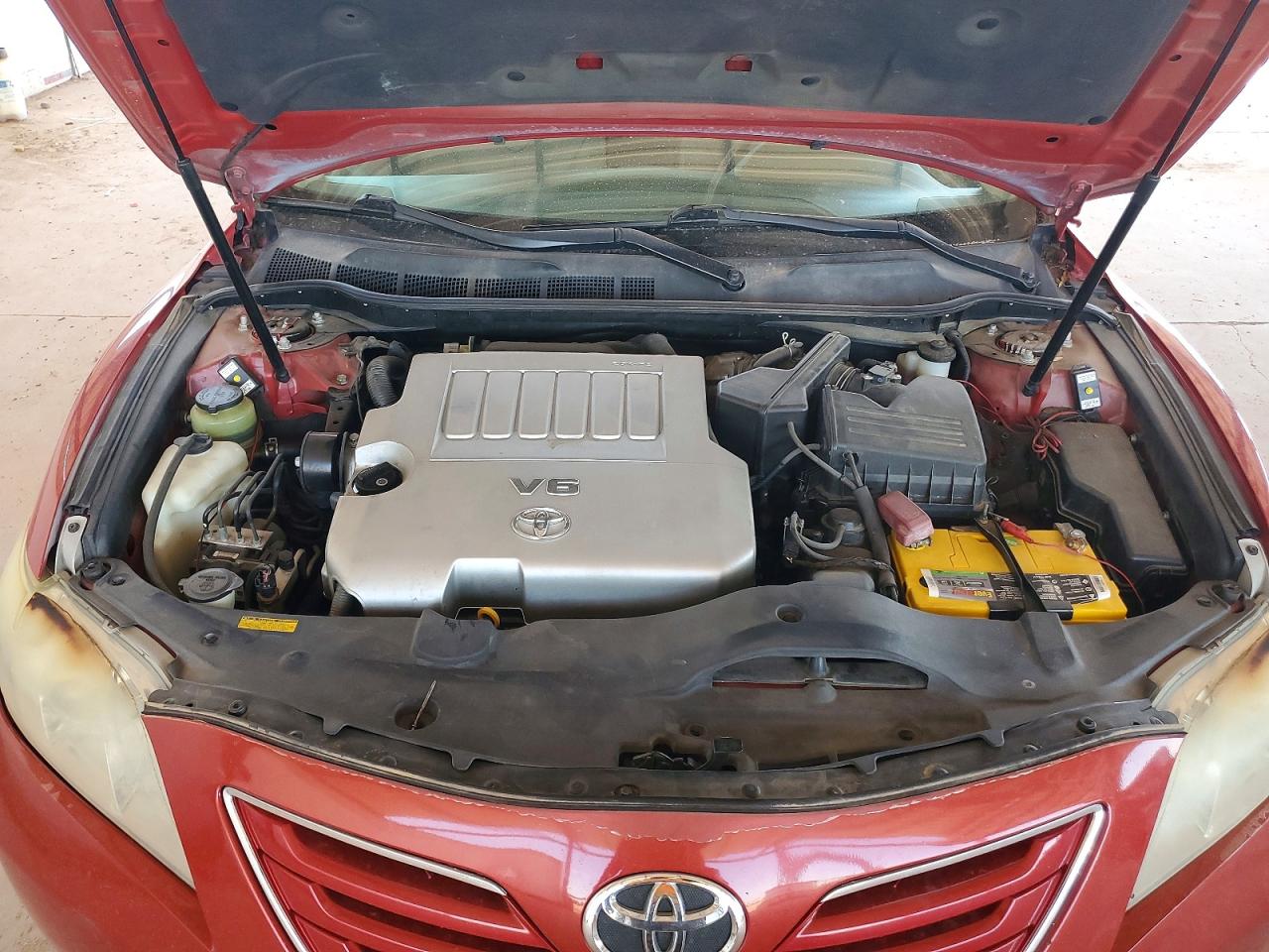2007 Toyota Camry Xle V6 Red vin: 4T1BK46K27U004570