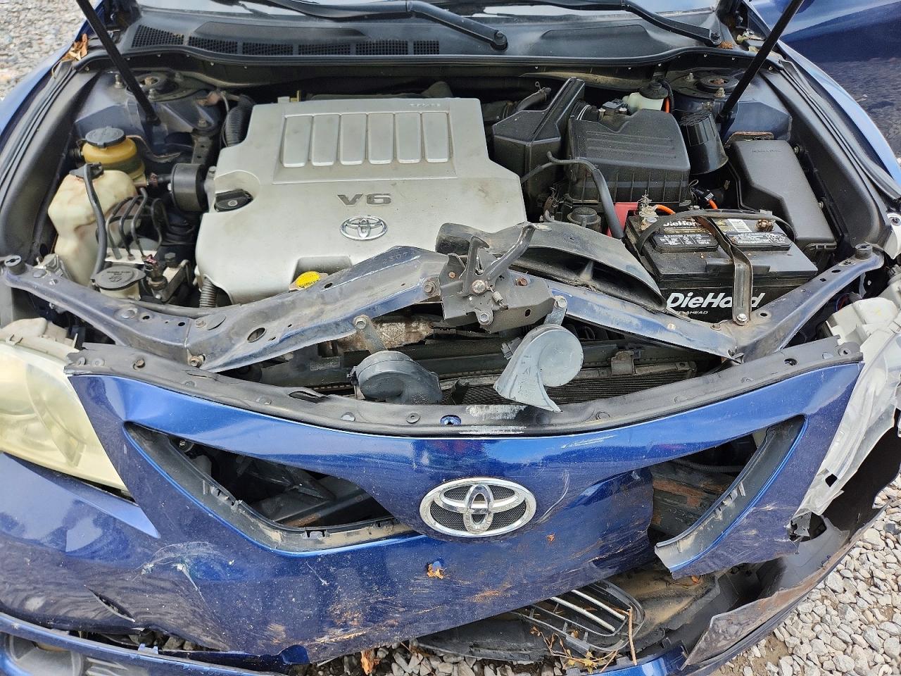 2007 Toyota Camry Se V6 Blue vin: 4T1BK46K27U004598