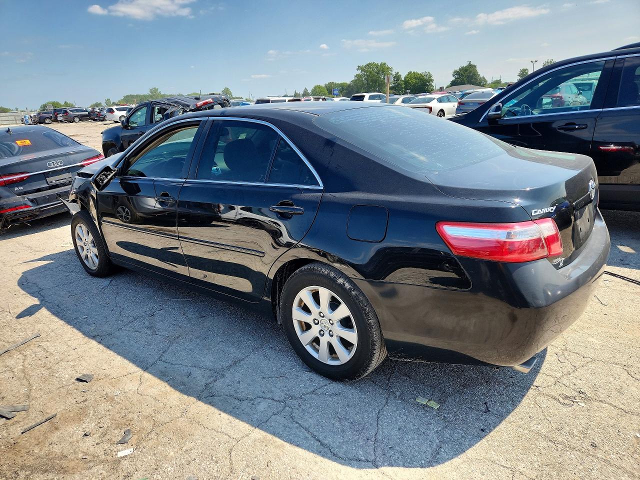 2007 Toyota Camry Xle V6 Black vin: 4T1BK46K27U009509
