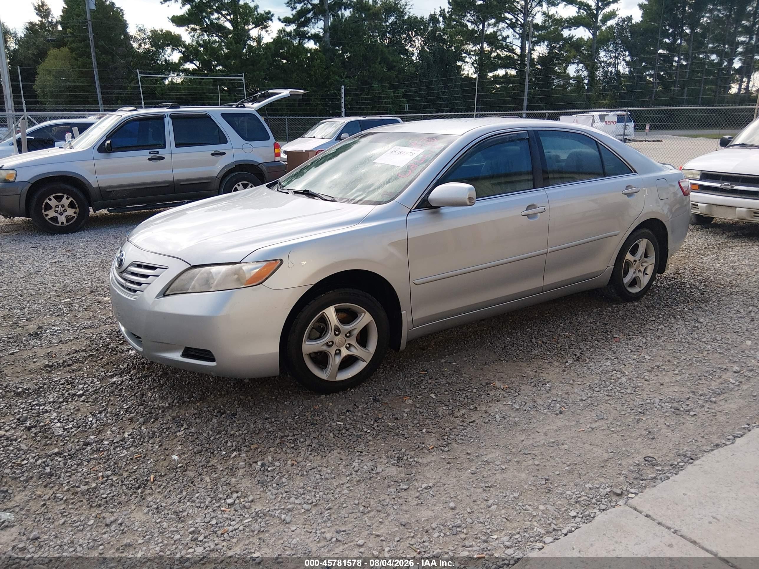 2007 Toyota Camry Le V6 Gray vin: 4T1BK46K27U026018