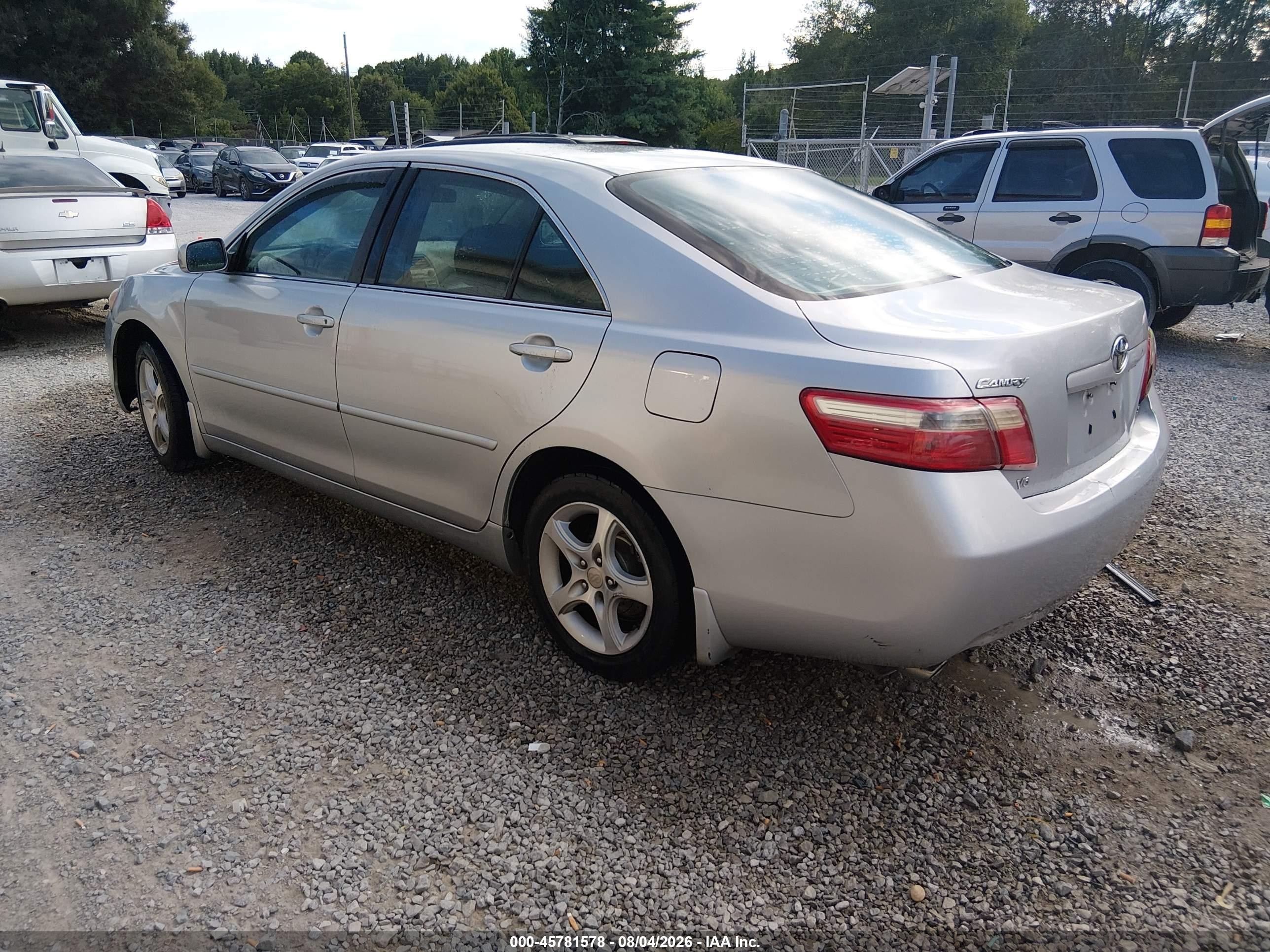 2007 Toyota Camry Le V6 Gray vin: 4T1BK46K27U026018