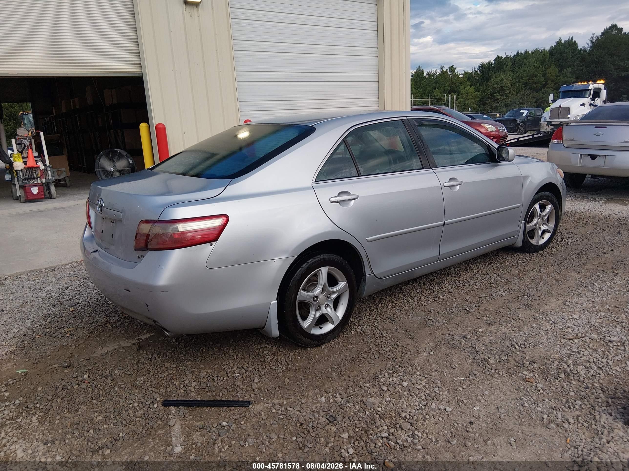 2007 Toyota Camry Le V6 Gray vin: 4T1BK46K27U026018
