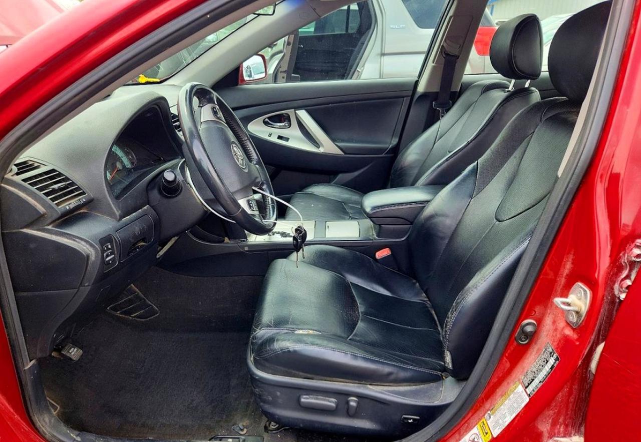 2007 Toyota Camry Se V6 Red vin: 4T1BK46K27U030103