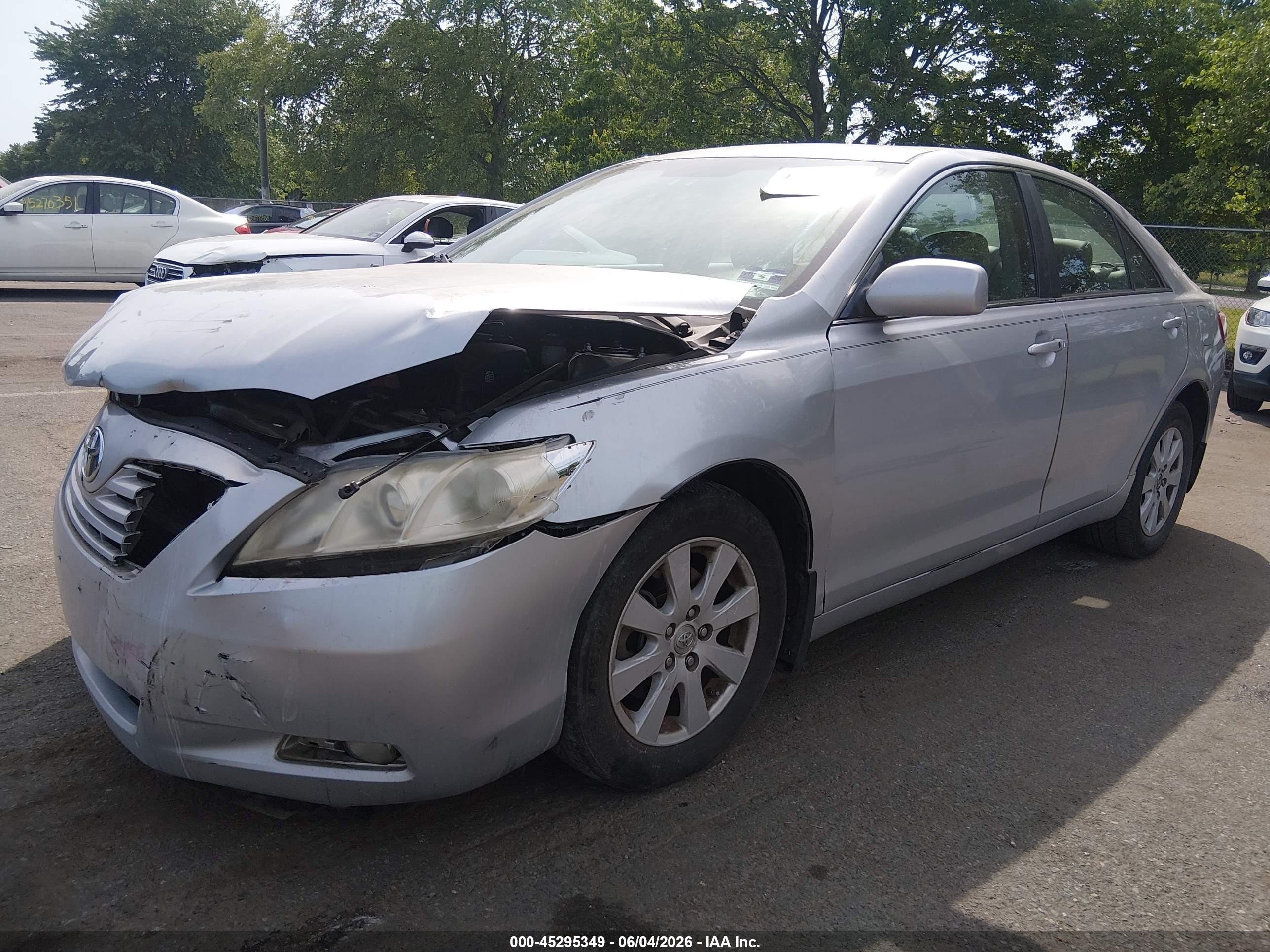 2007 Toyota Camry Xle V6 Silver vin: 4T1BK46K27U038556