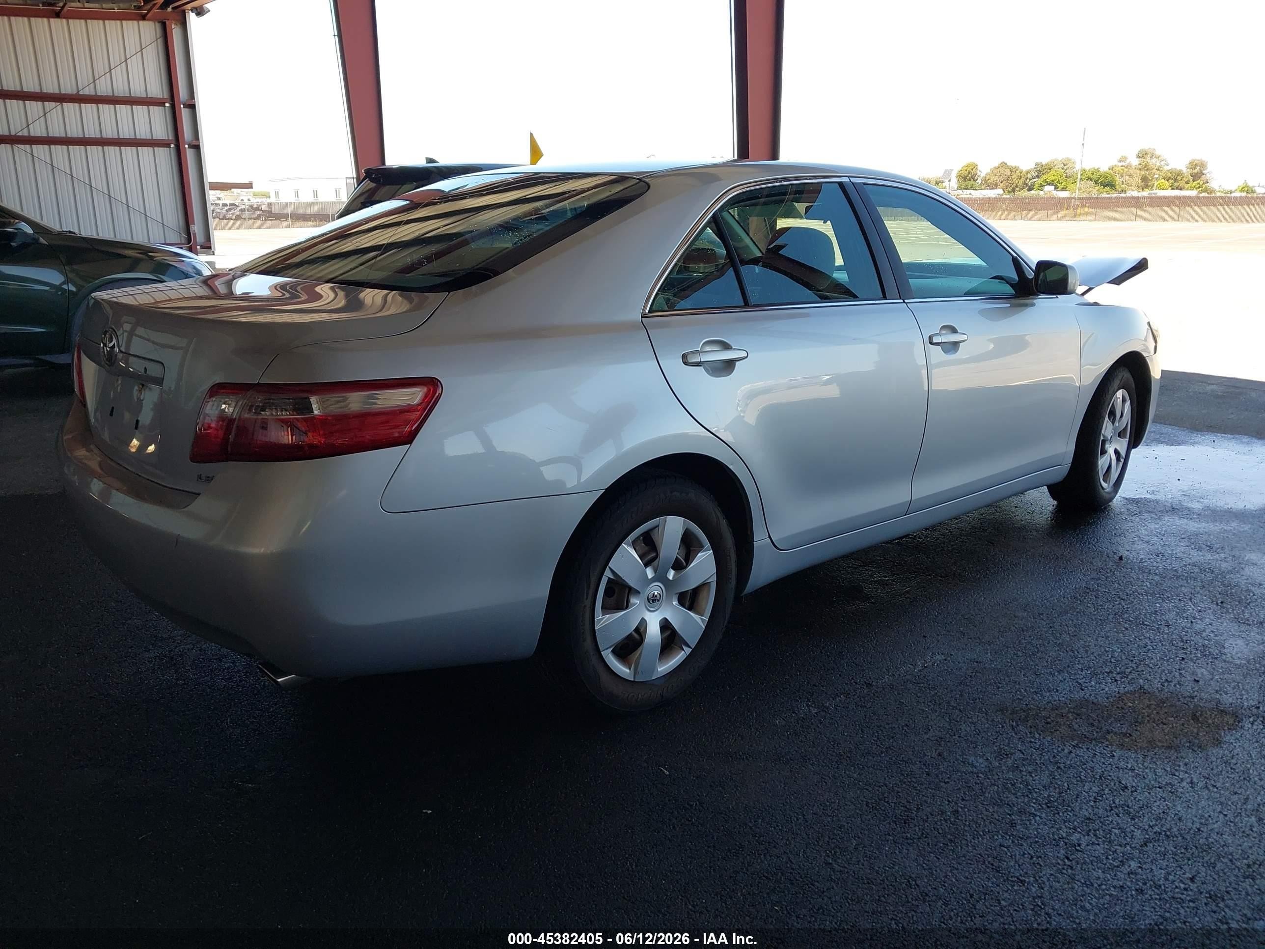 2007 Toyota Camry Le V6 Silver vin: 4T1BK46K27U042901