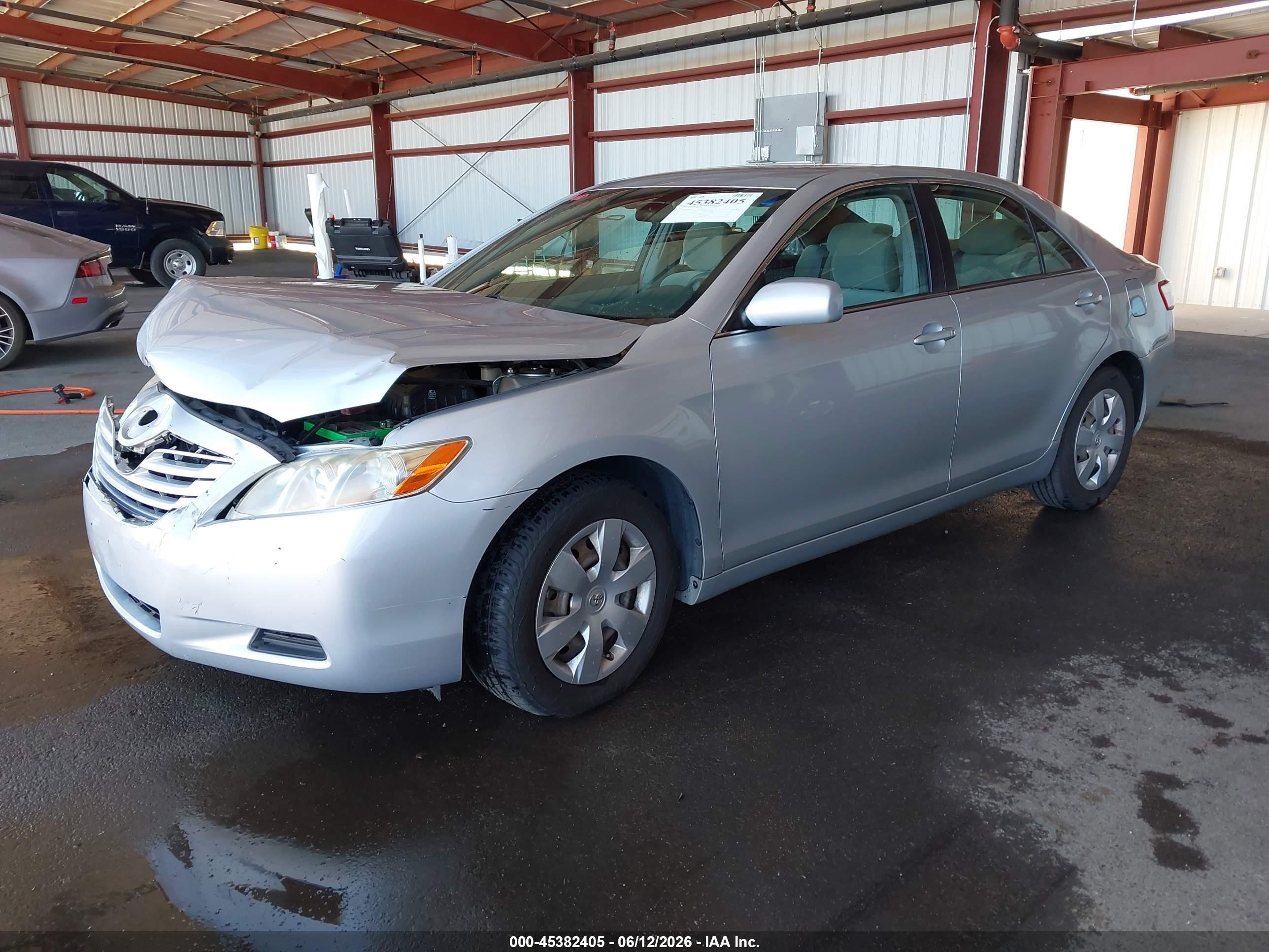 2007 Toyota Camry Le V6 Silver vin: 4T1BK46K27U042901