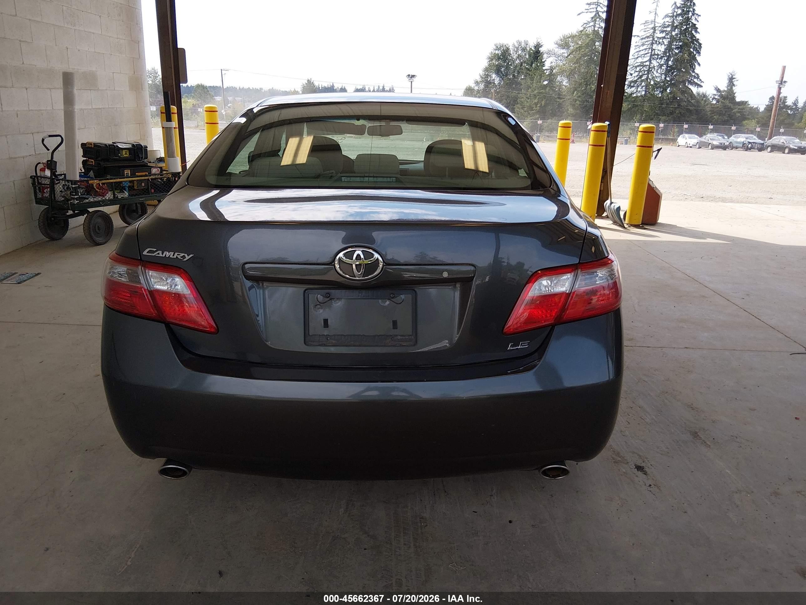 2007 Toyota Camry Le V6 Blue vin: 4T1BK46K27U510304