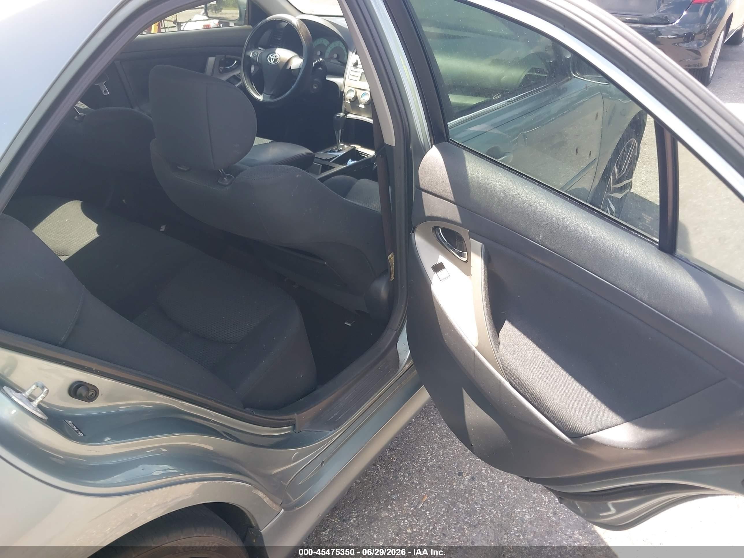 2007 Toyota Camry Se V6 Blue vin: 4T1BK46K27U530729
