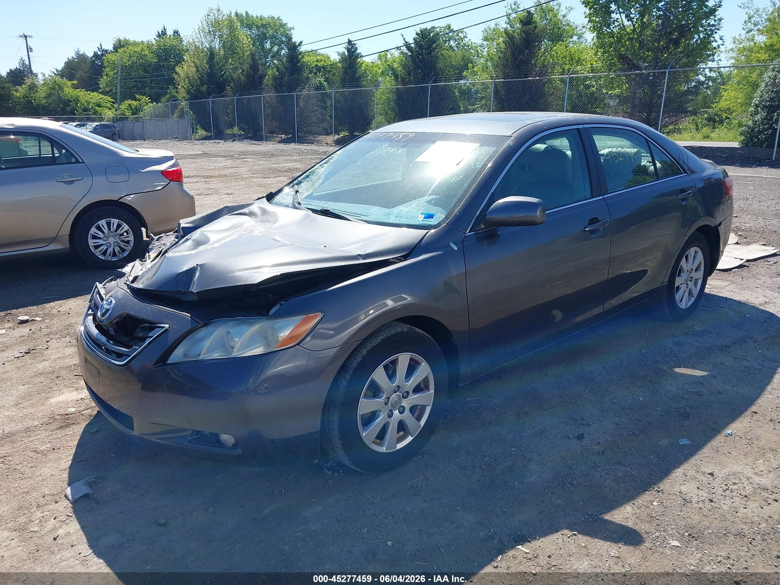 2007 Toyota Camry Xle V6 Gray vin: 4T1BK46K27U537518
