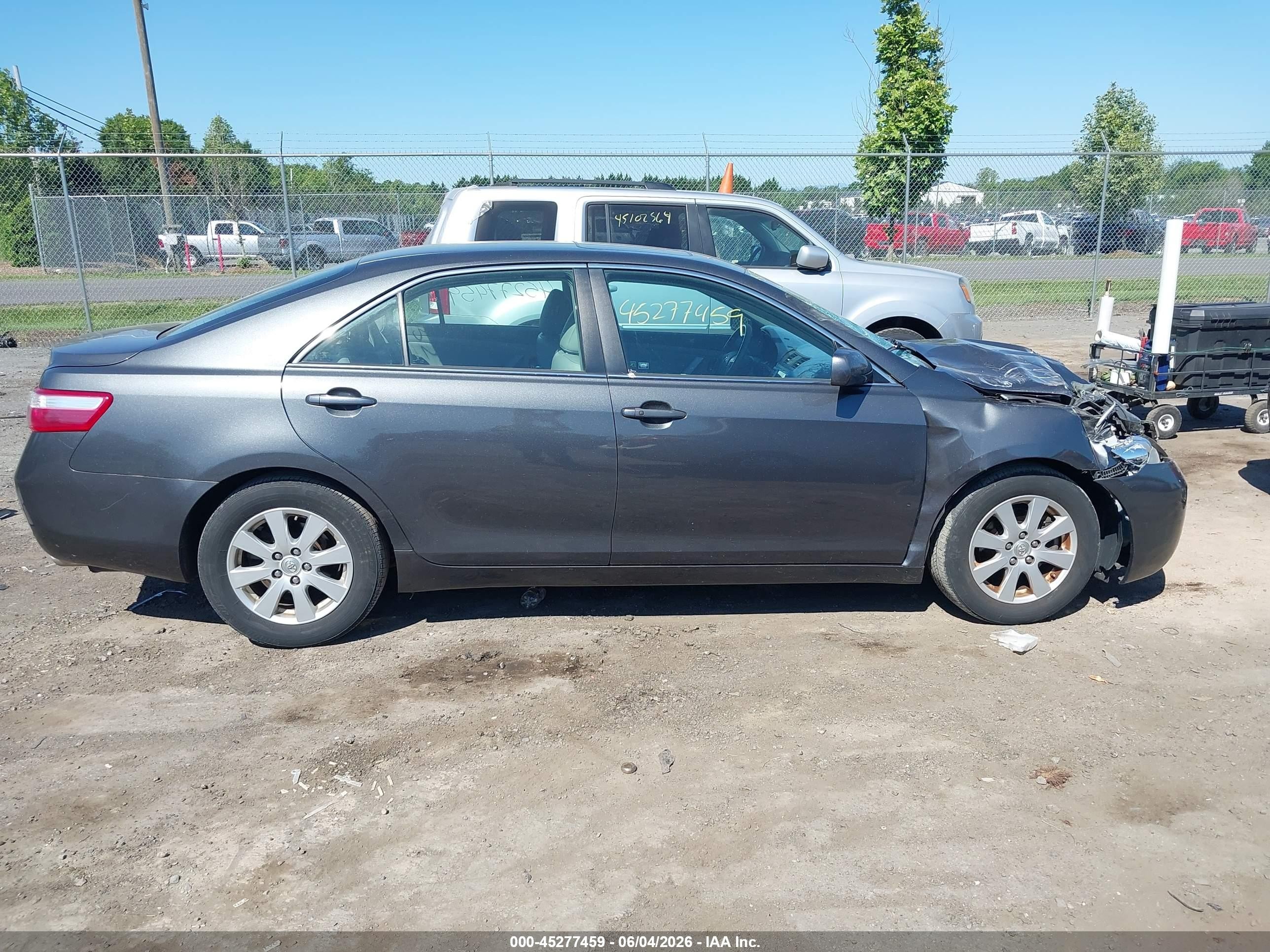 2007 Toyota Camry Xle V6 Gray vin: 4T1BK46K27U537518