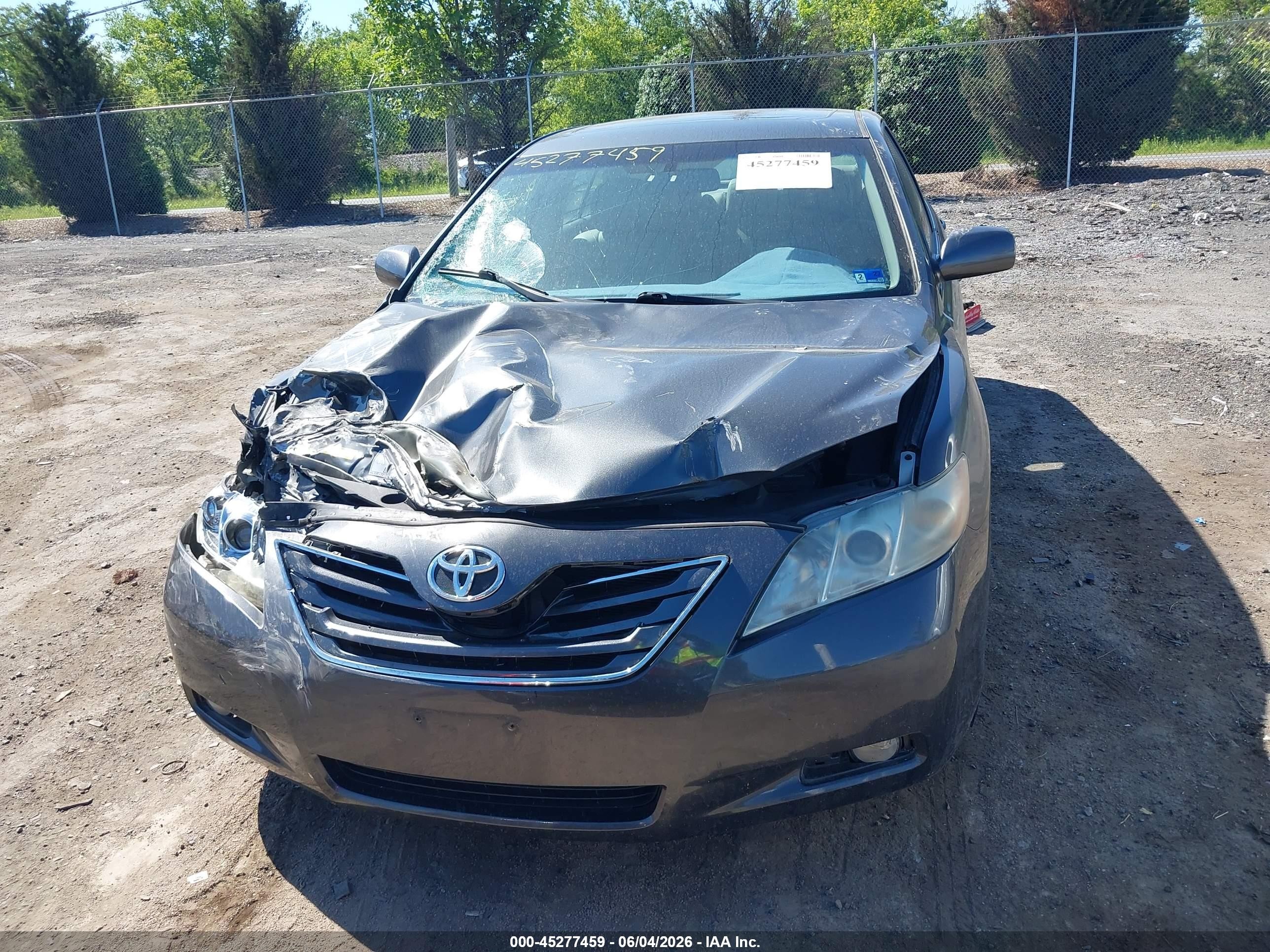 2007 Toyota Camry Xle V6 Gray vin: 4T1BK46K27U537518