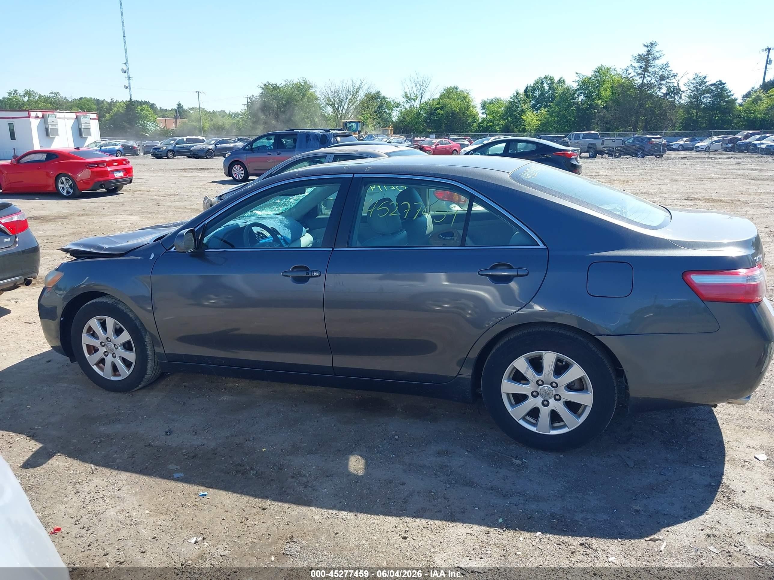 2007 Toyota Camry Xle V6 Gray vin: 4T1BK46K27U537518