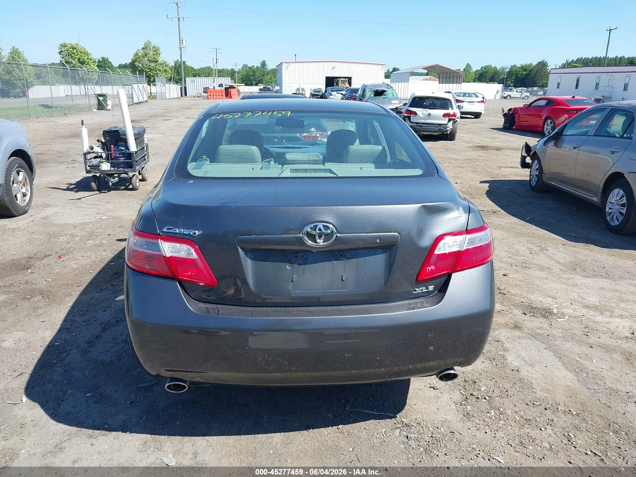 2007 Toyota Camry Xle V6 Gray vin: 4T1BK46K27U537518