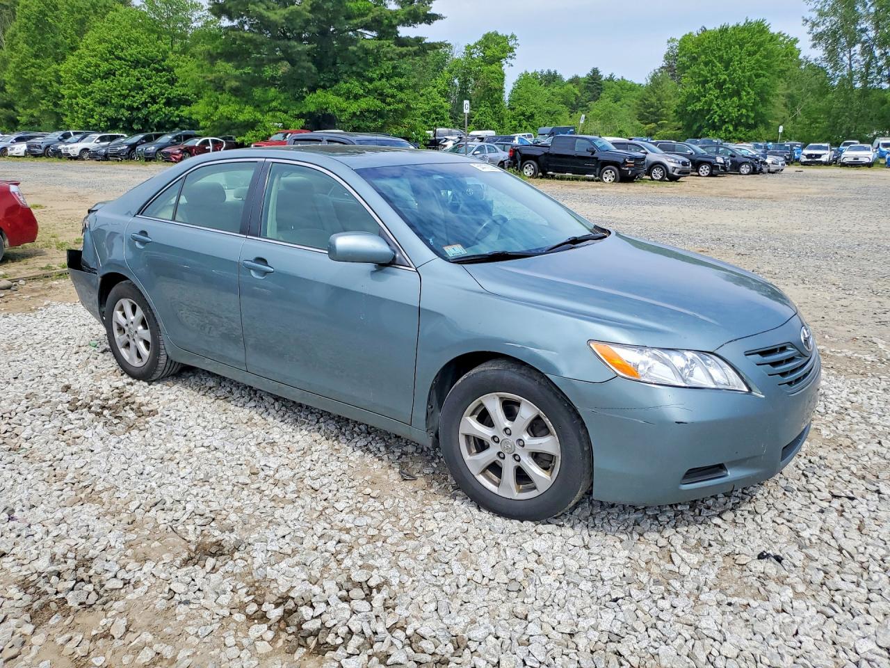 2007 Toyota Camry Le V6 Green vin: 4T1BK46K27U539348