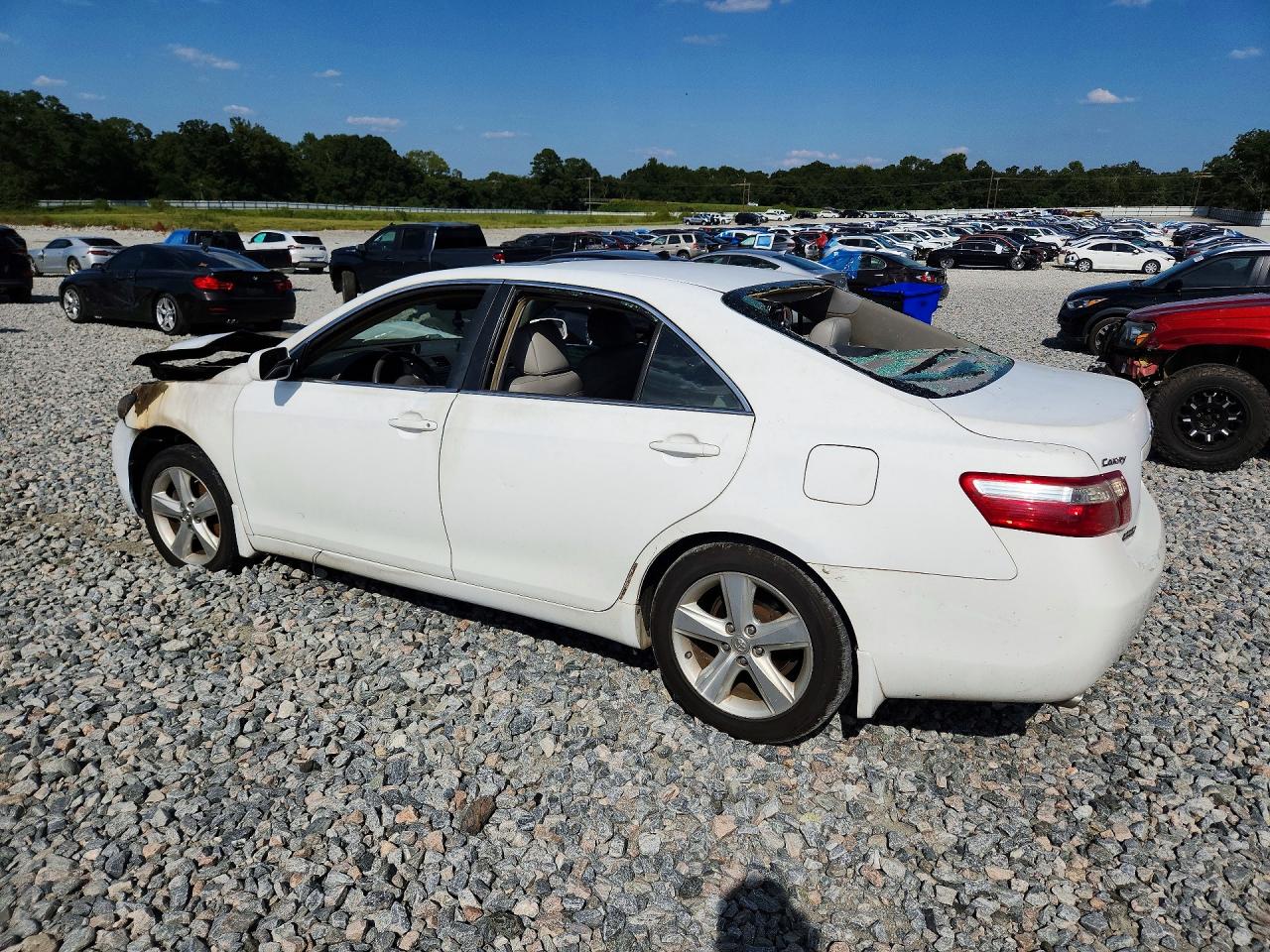 2007 Toyota Camry Xle V6 White vin: 4T1BK46K27U545585