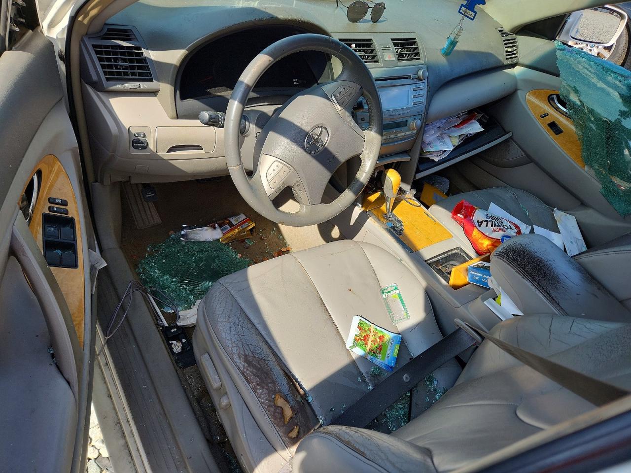 2007 Toyota Camry Xle V6 White vin: 4T1BK46K27U545585