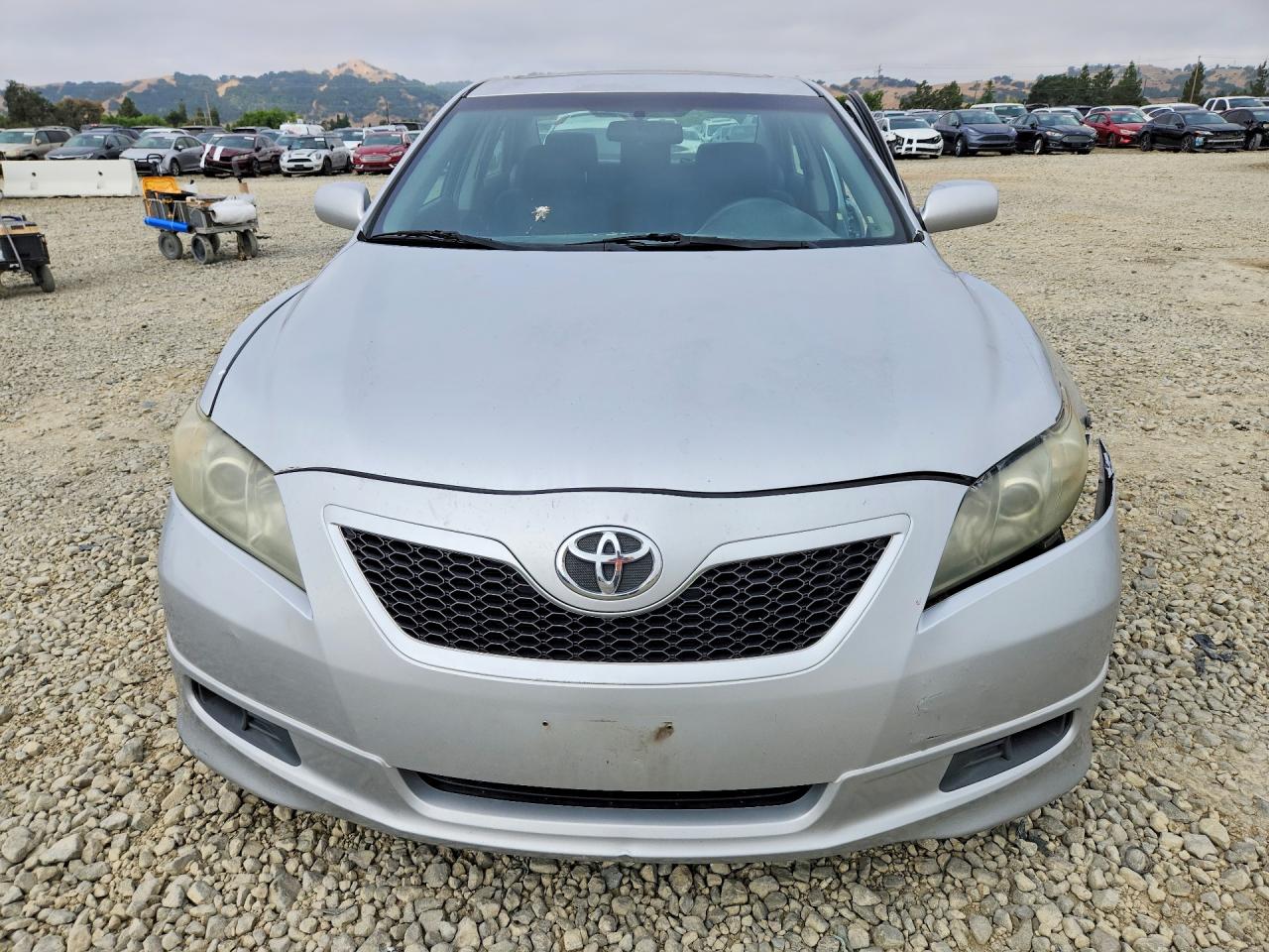 2007 Toyota Camry Se V6 Silver vin: 4T1BK46K27U555999