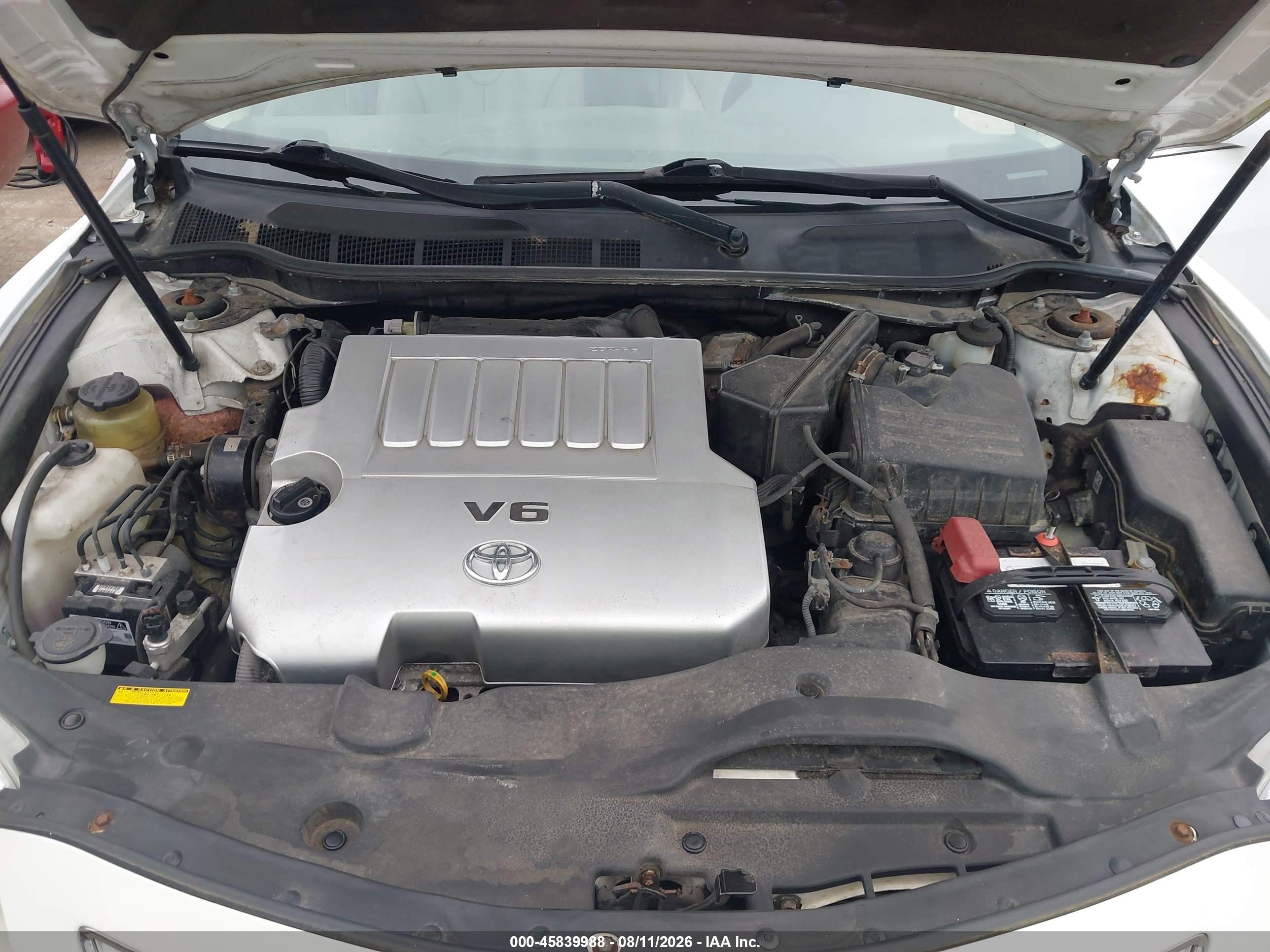 2007 Toyota Camry Xle V6 White vin: 4T1BK46K27U558286