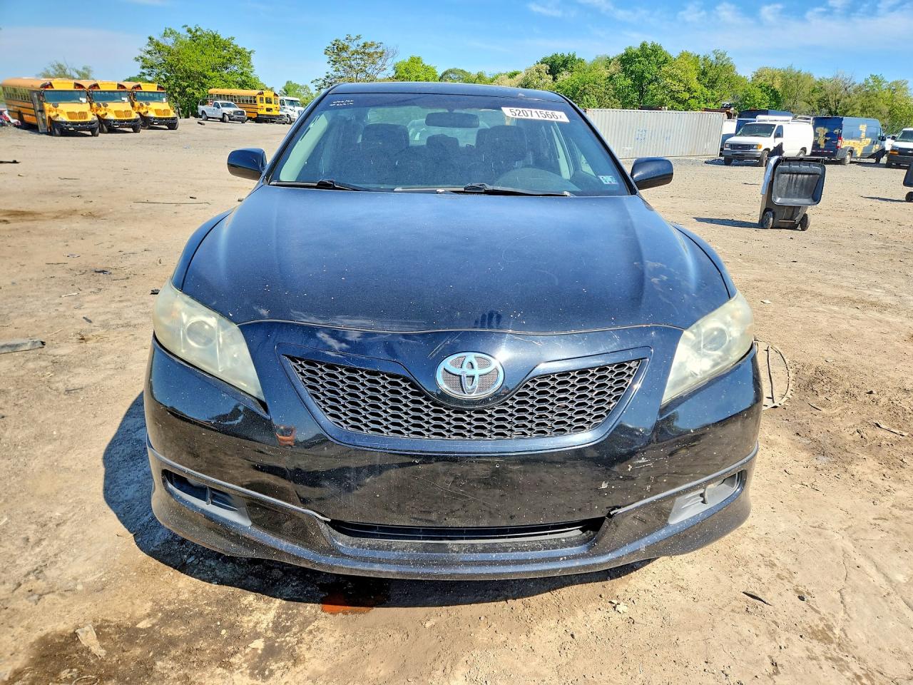 2008 Toyota Camry Se V6 Black vin: 4T1BK46K28U072658
