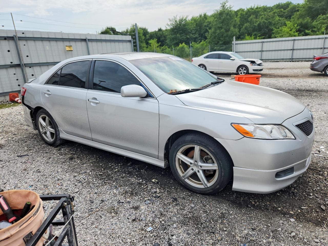 2008 Toyota Camry Se V6 Silver vin: 4T1BK46K28U565501