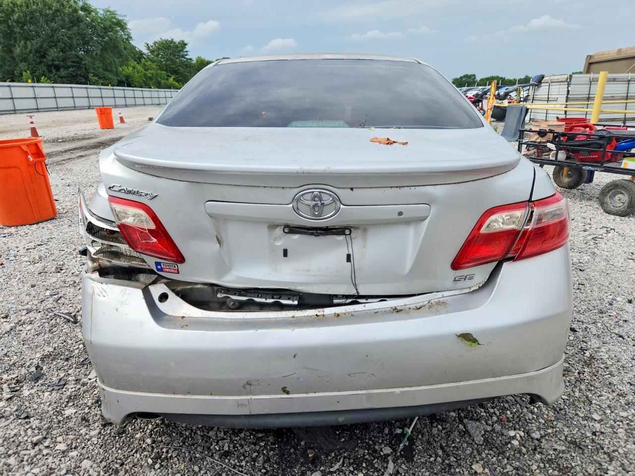 2008 Toyota Camry Se V6 Silver vin: 4T1BK46K28U565501