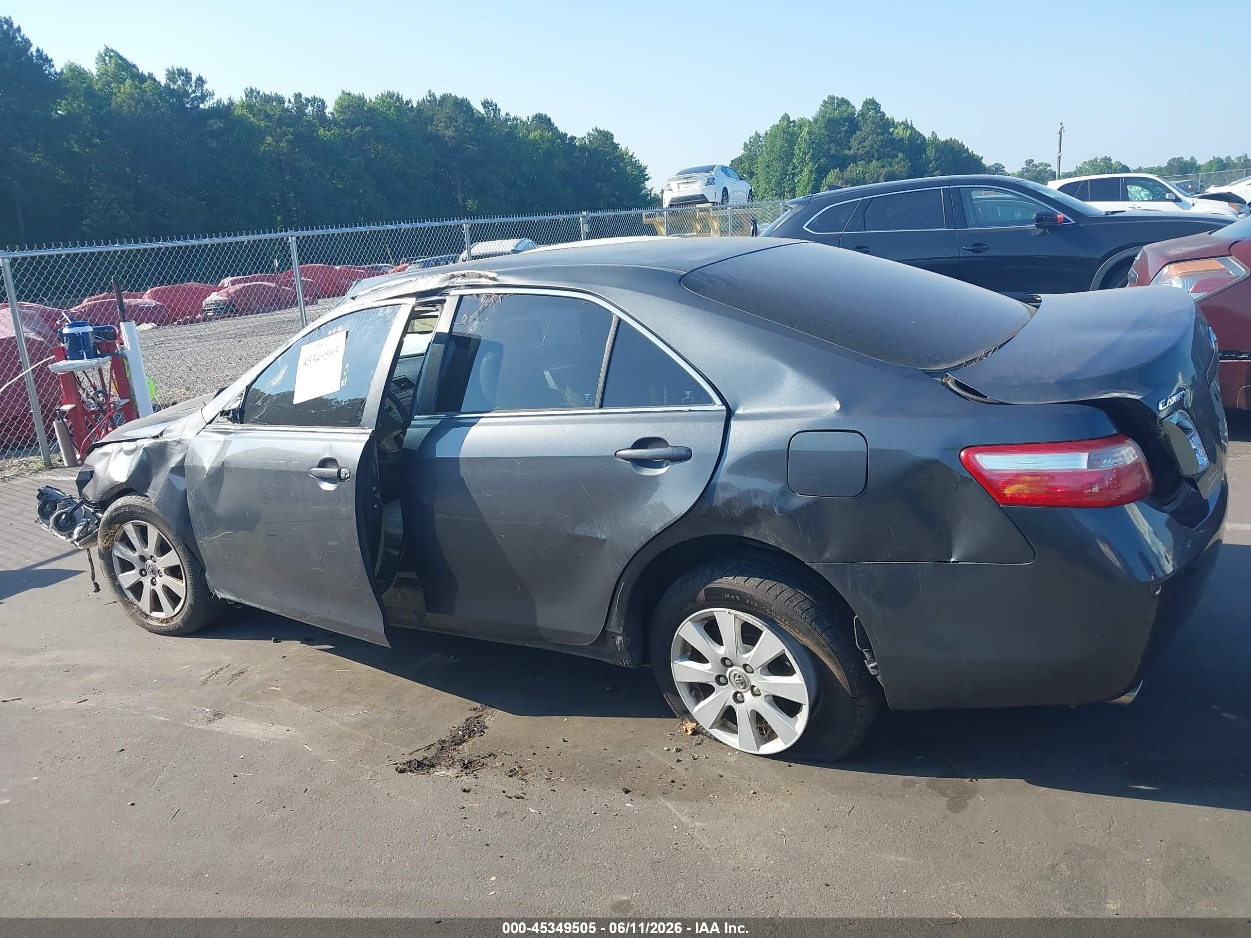 2008 Toyota Camry Xle V6 Dark Blue vin: 4T1BK46K28U575445