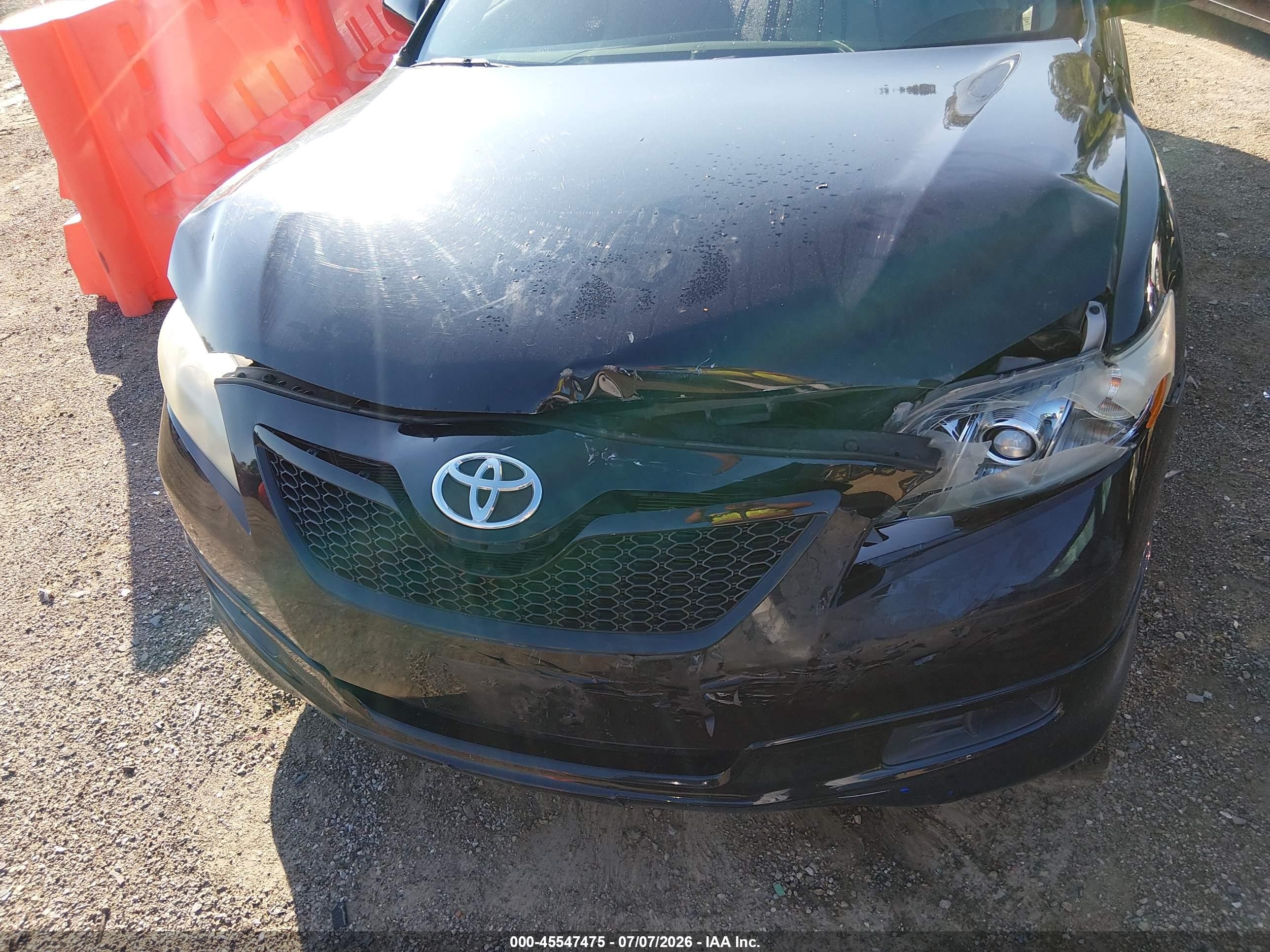 2009 Toyota Camry Se V6 Black vin: 4T1BK46K29U093396