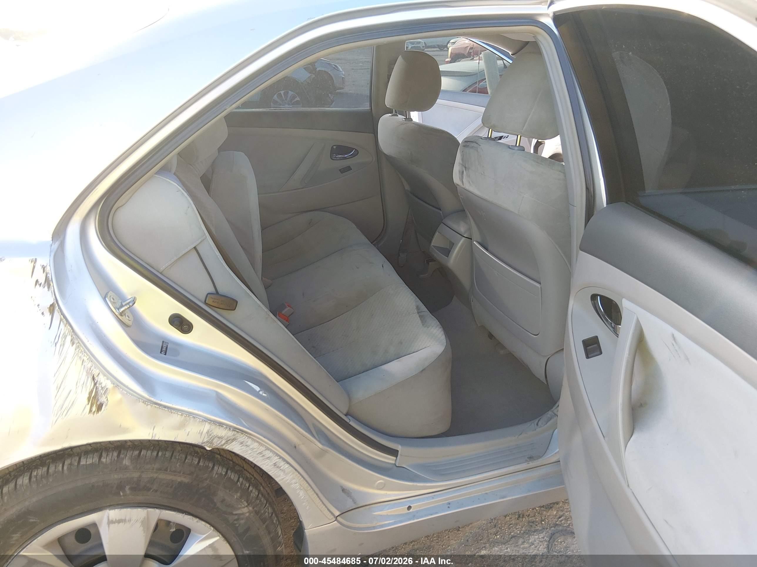 2009 Toyota Camry Le V6 Серебряный vin: 4T1BK46K29U579223