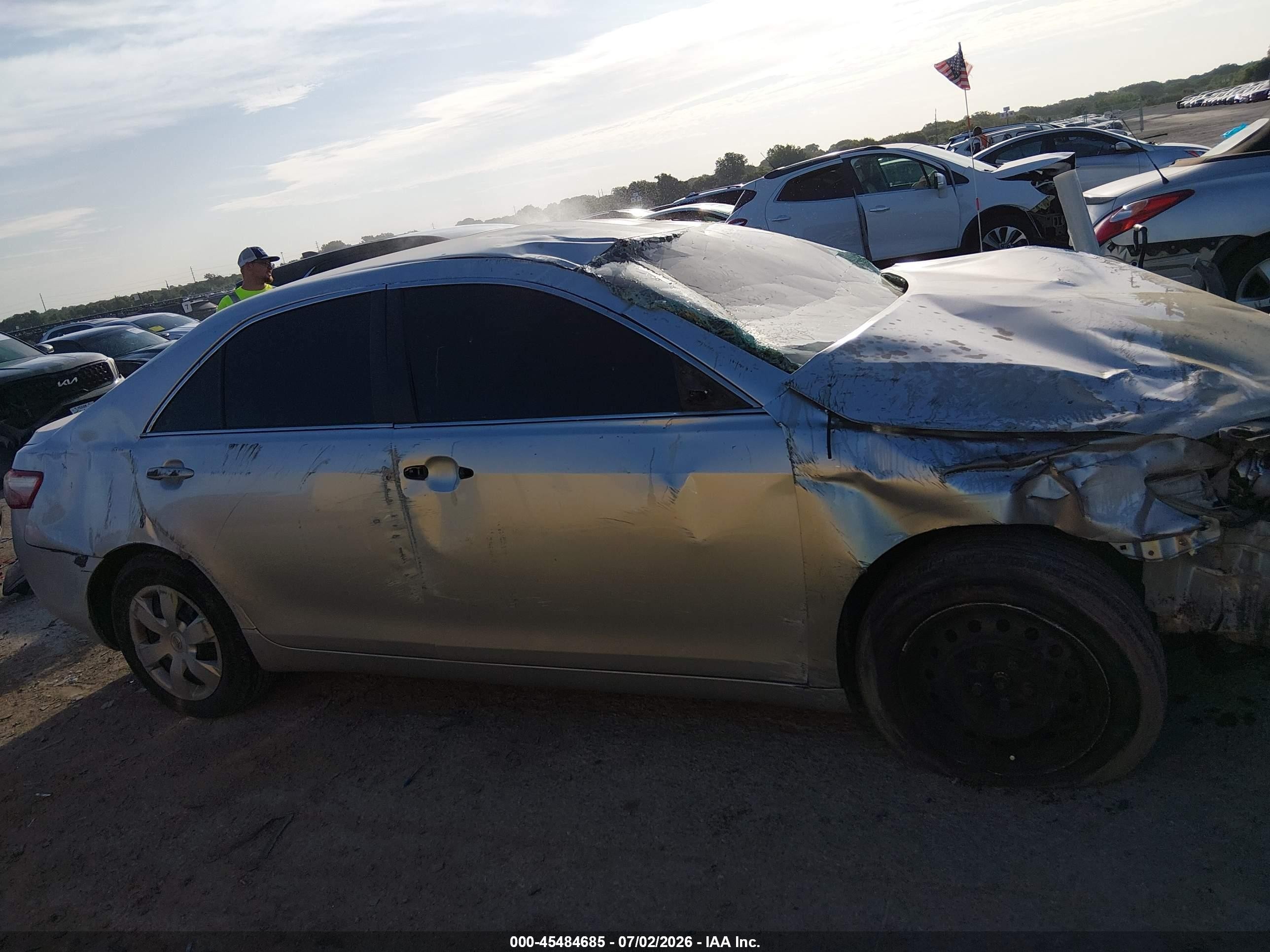2009 Toyota Camry Le V6 Серебряный vin: 4T1BK46K29U579223