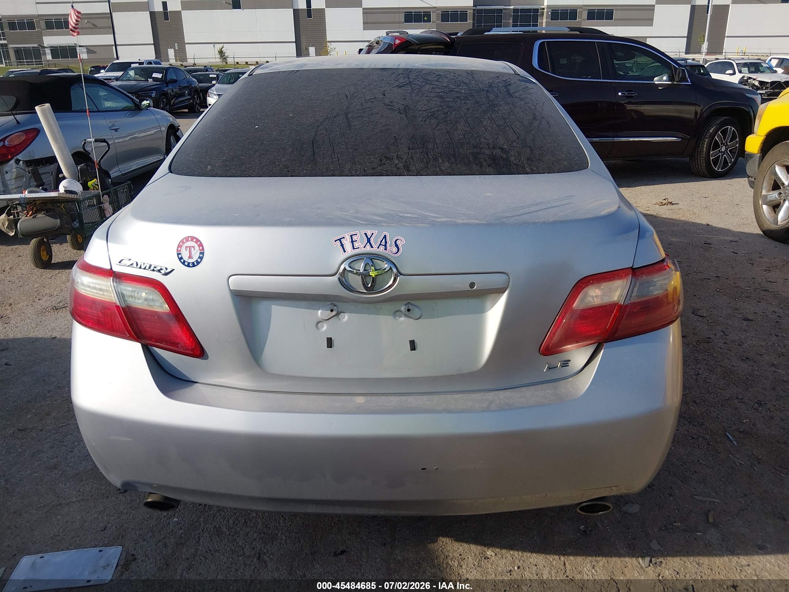 2009 Toyota Camry Le V6 Серебряный vin: 4T1BK46K29U579223