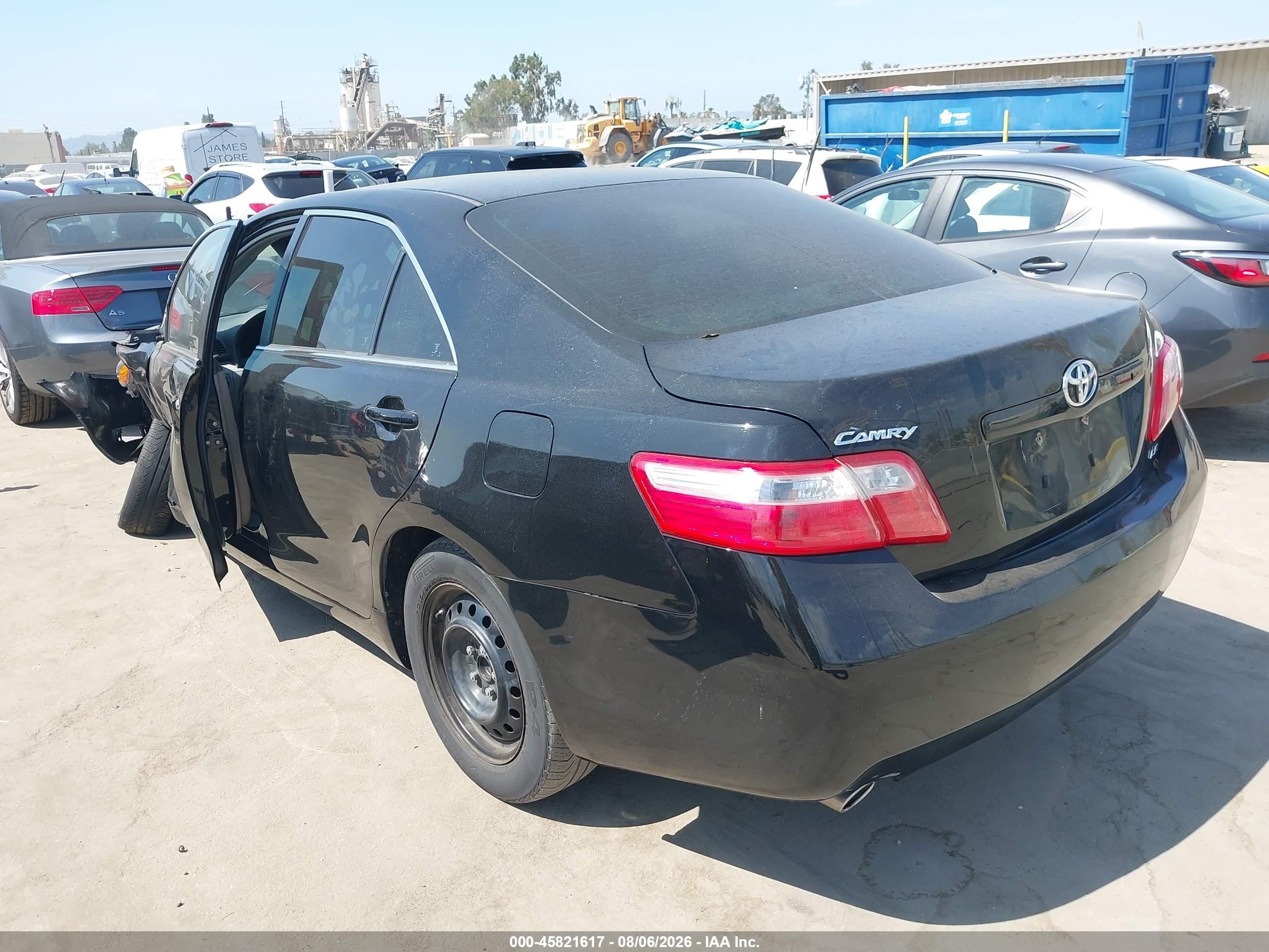 2009 Toyota Camry Le V6 Black vin: 4T1BK46K29U591761